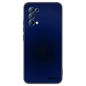 Picasee Μαύρη θήκη σιλικόνης για OPPO A16s - Deep Ocean