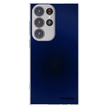 Picasee διαφανής θήκη σιλικόνης Samsung Galaxy S23 Ultra 5G - Deep Ocean