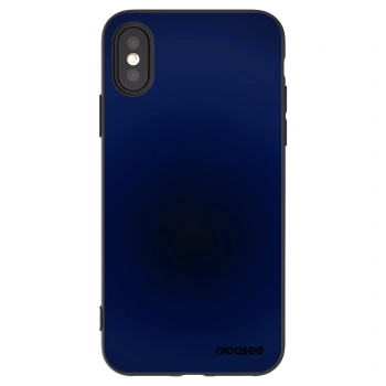 Picasee Μαύρη θήκη σιλικόνης για Apple iPhone X/XS - Deep Ocean