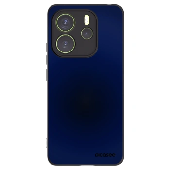 Picasee Μαύρη θήκη σιλικόνης για Xiaomi Redmi Note 14 4G - Deep Ocean