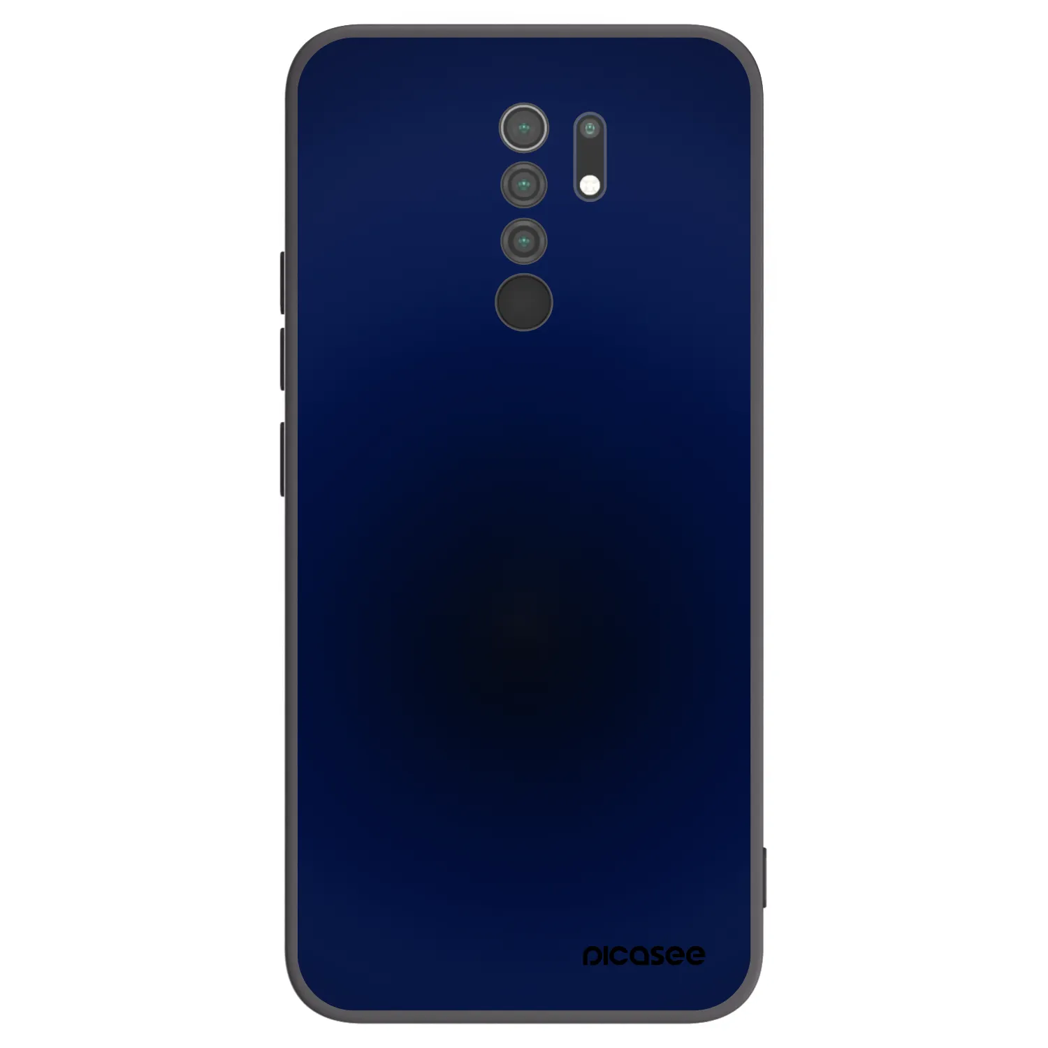 Picasee Μαύρη θήκη σιλικόνης για Xiaomi Redmi 9 - Deep Ocean