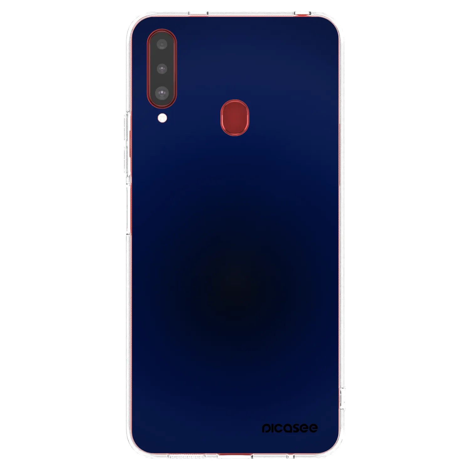 Picasee διαφανής θήκη σιλικόνης Samsung Galaxy A20s - Deep Ocean