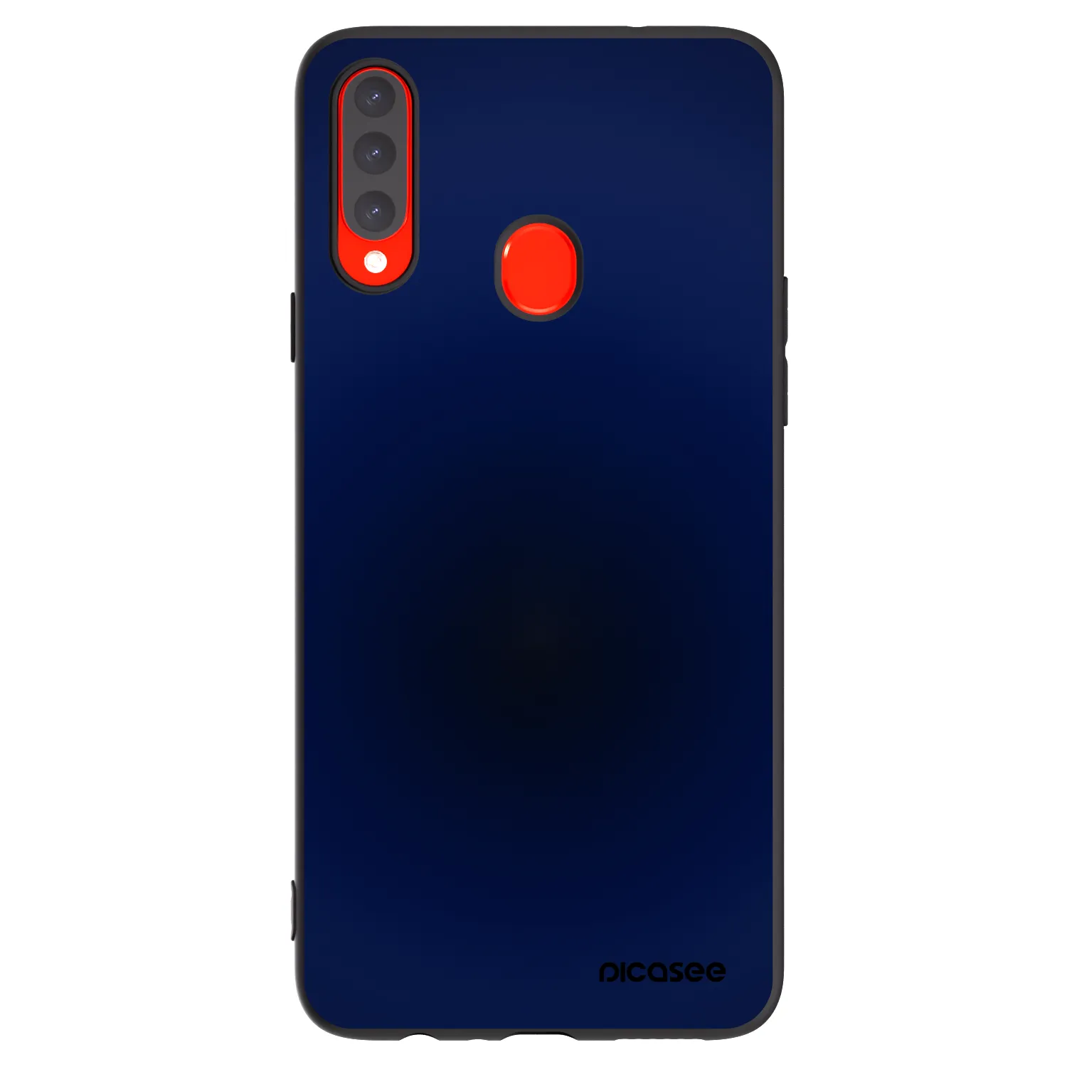 Picasee Μαύρη θήκη σιλικόνης για Samsung Galaxy A20s - Deep Ocean