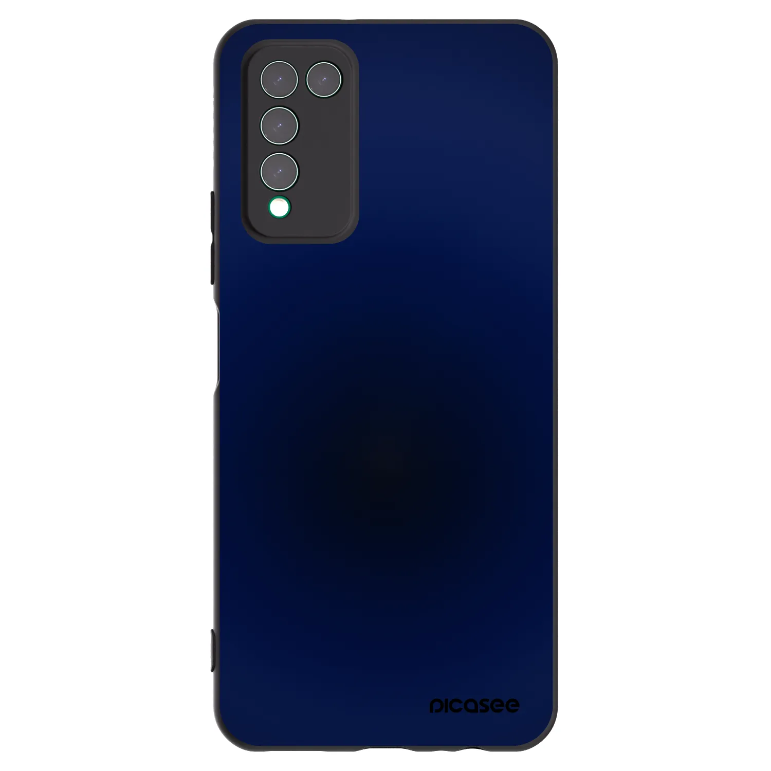 Picasee Μαύρη θήκη σιλικόνης για Honor 10X Lite - Deep Ocean