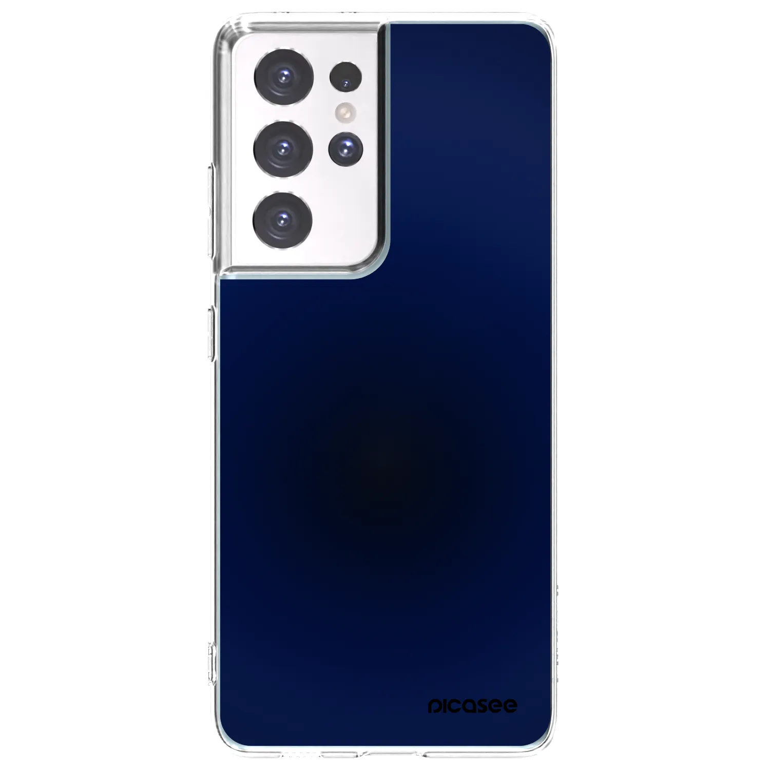 Picasee διαφανής θήκη σιλικόνης Samsung Galaxy S21 Ultra 5G G998B - Deep Ocean