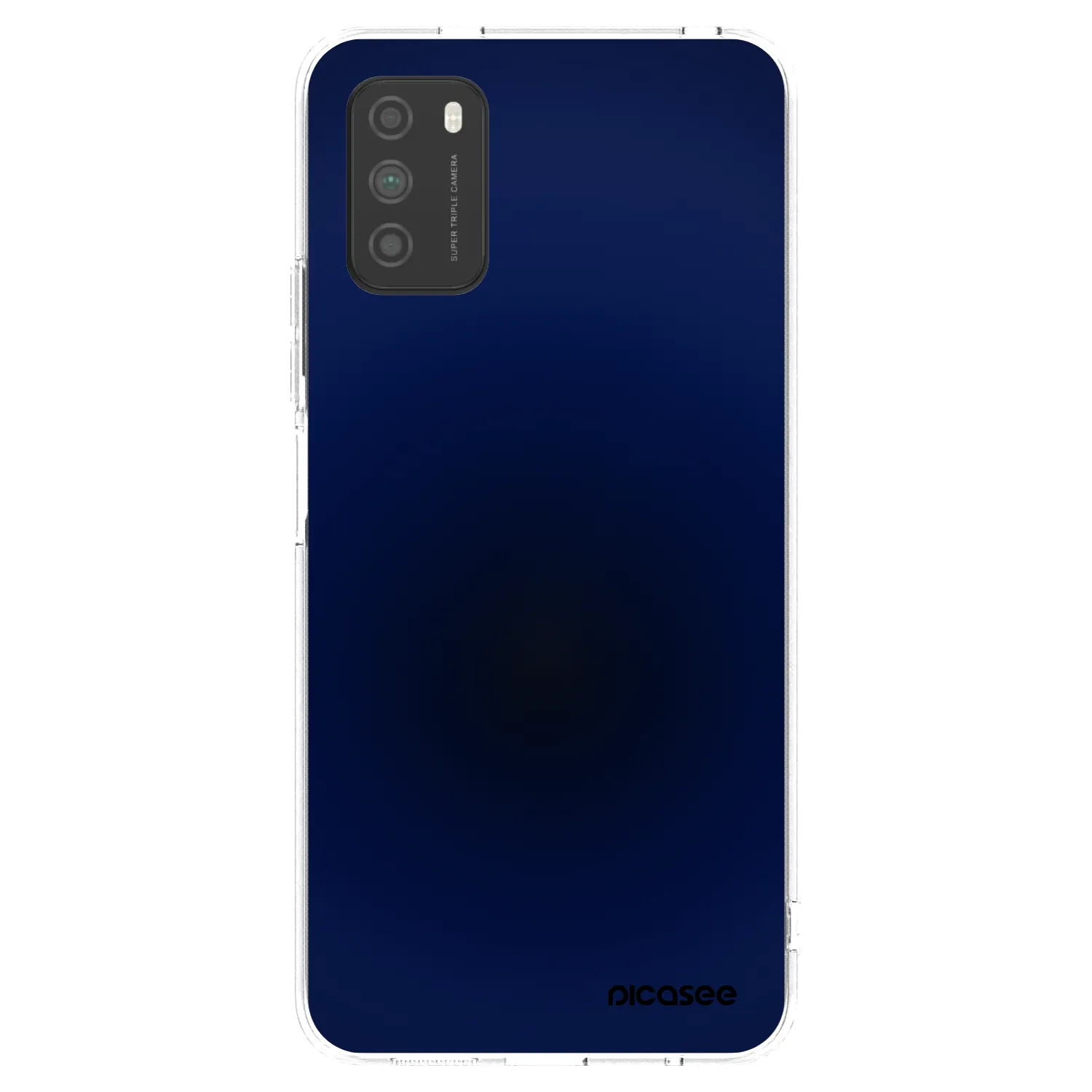 Picasee διαφανής θήκη σιλικόνης Xiaomi Poco M3 - Deep Ocean