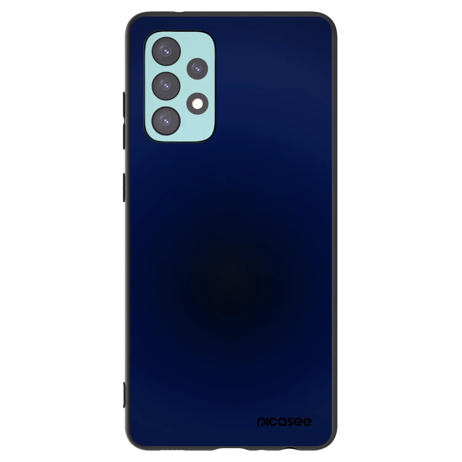 Picasee Μαύρη θήκη σιλικόνης για Samsung Galaxy A72 A725F - Deep Ocean
