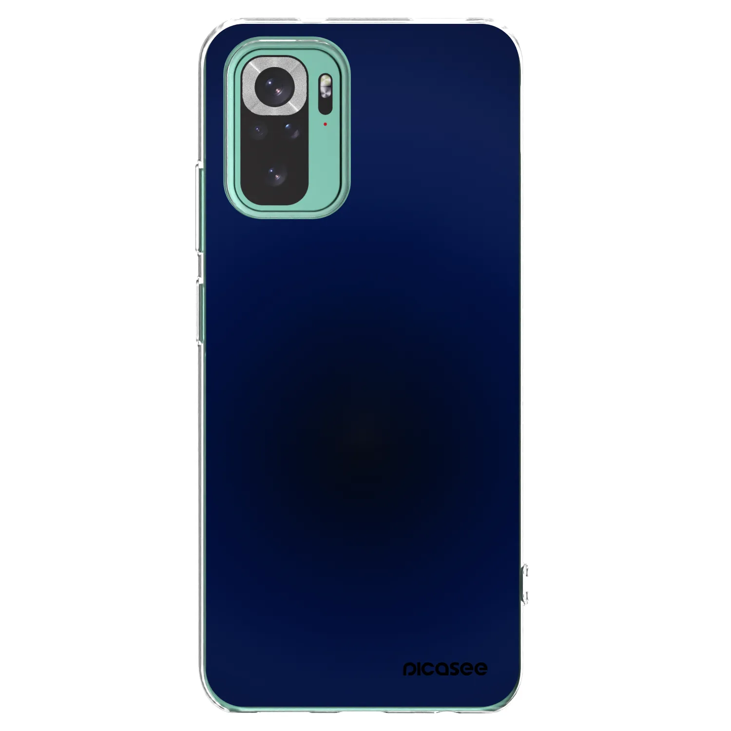 Picasee διαφανής θήκη σιλικόνης Xiaomi Redmi Note 10 Pro - Deep Ocean