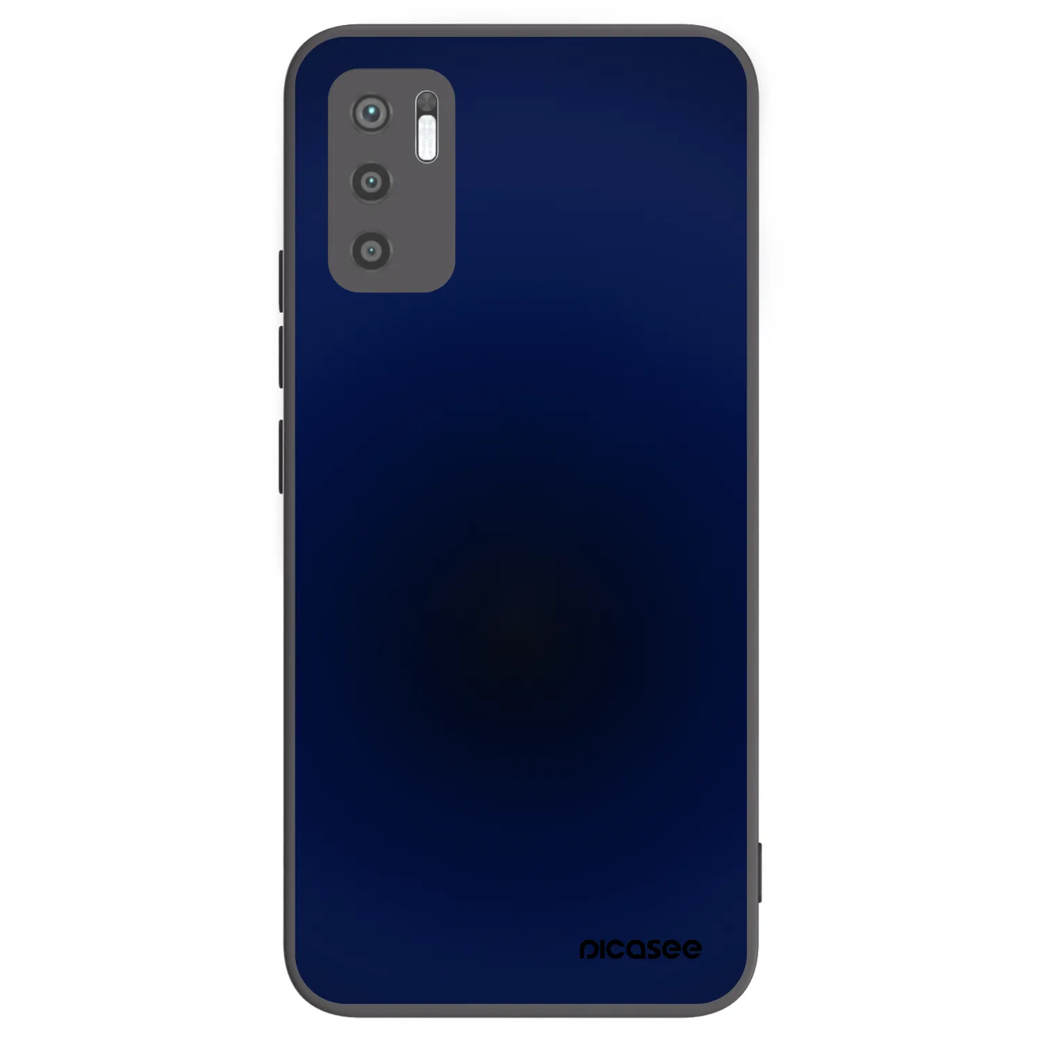 Picasee Μαύρη θήκη σιλικόνης για Xiaomi Redmi Note 10 5G - Deep Ocean