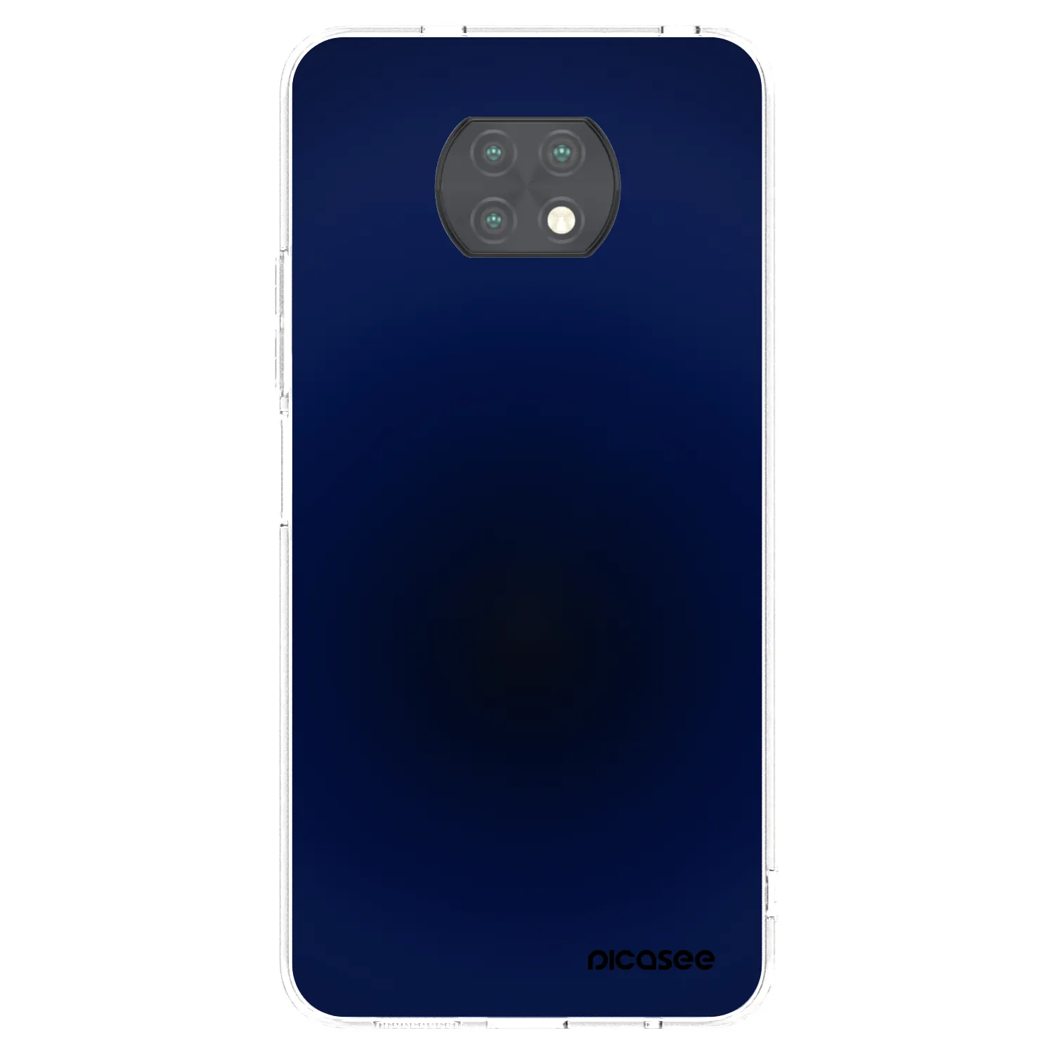 Picasee διαφανής θήκη σιλικόνης Xiaomi Redmi Note 9T - Deep Ocean