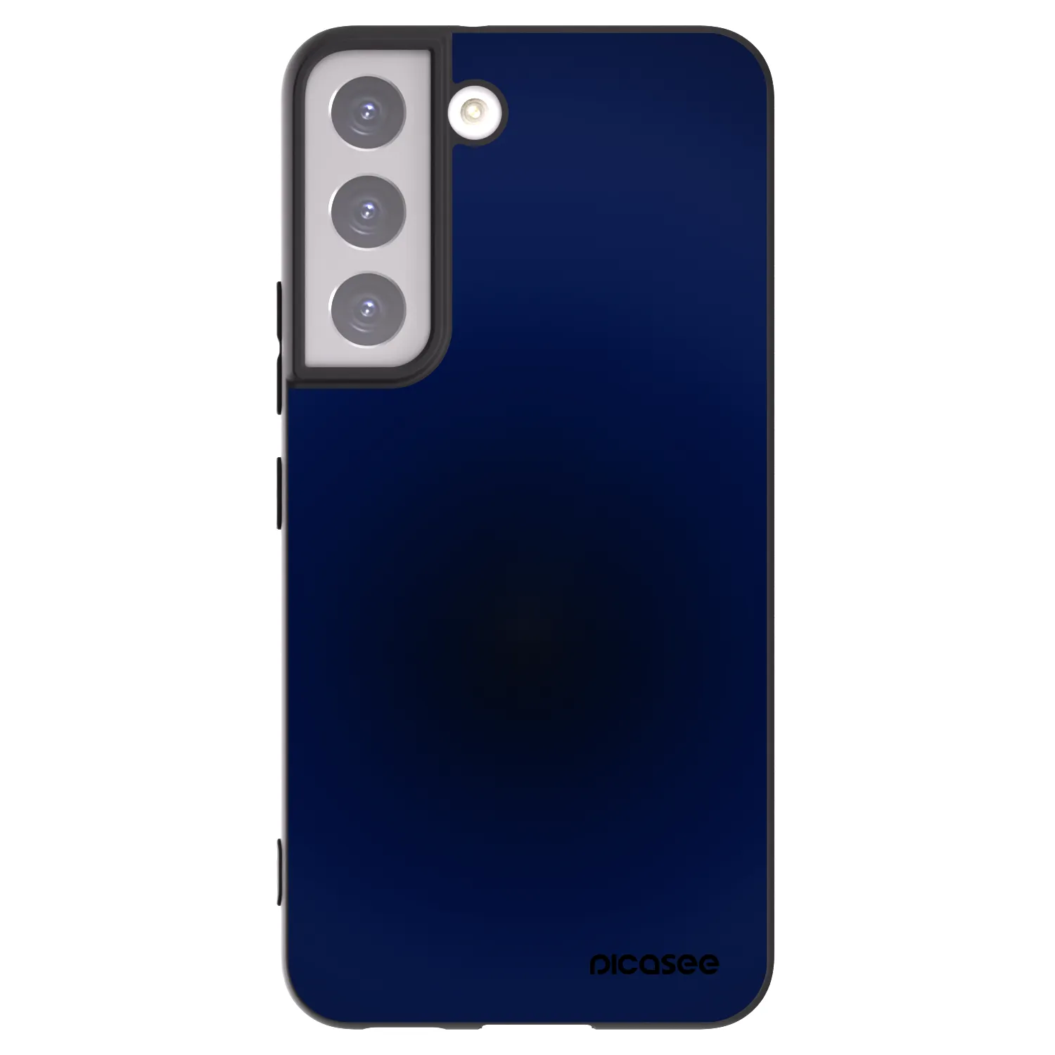 Picasee Μαύρη θήκη σιλικόνης για Samsung Galaxy S22 5G - Deep Ocean