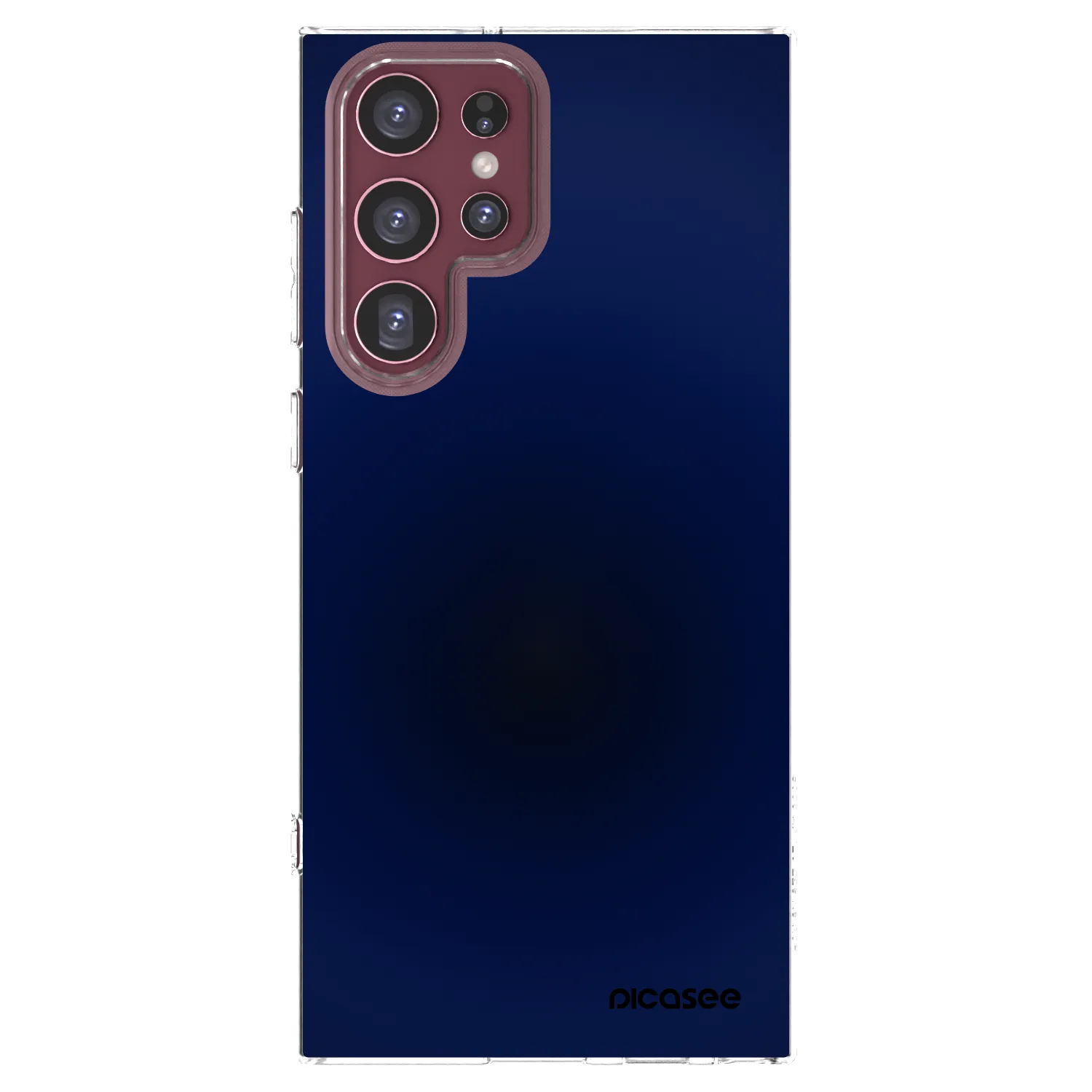 Picasee διαφανής θήκη σιλικόνης Samsung Galaxy S22 Ultra 5G - Deep Ocean