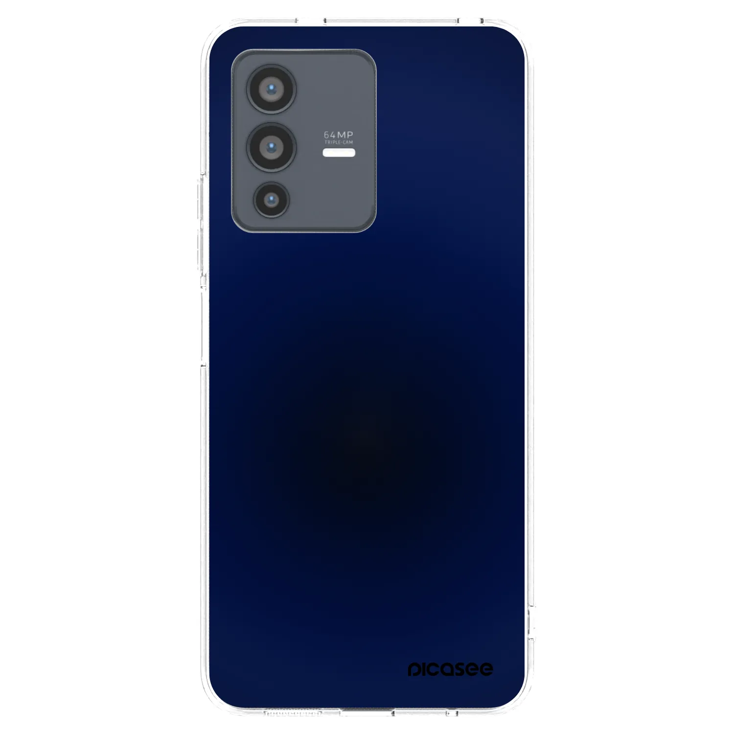 Picasee διαφανής θήκη σιλικόνης Vivo V23 5G - Deep Ocean