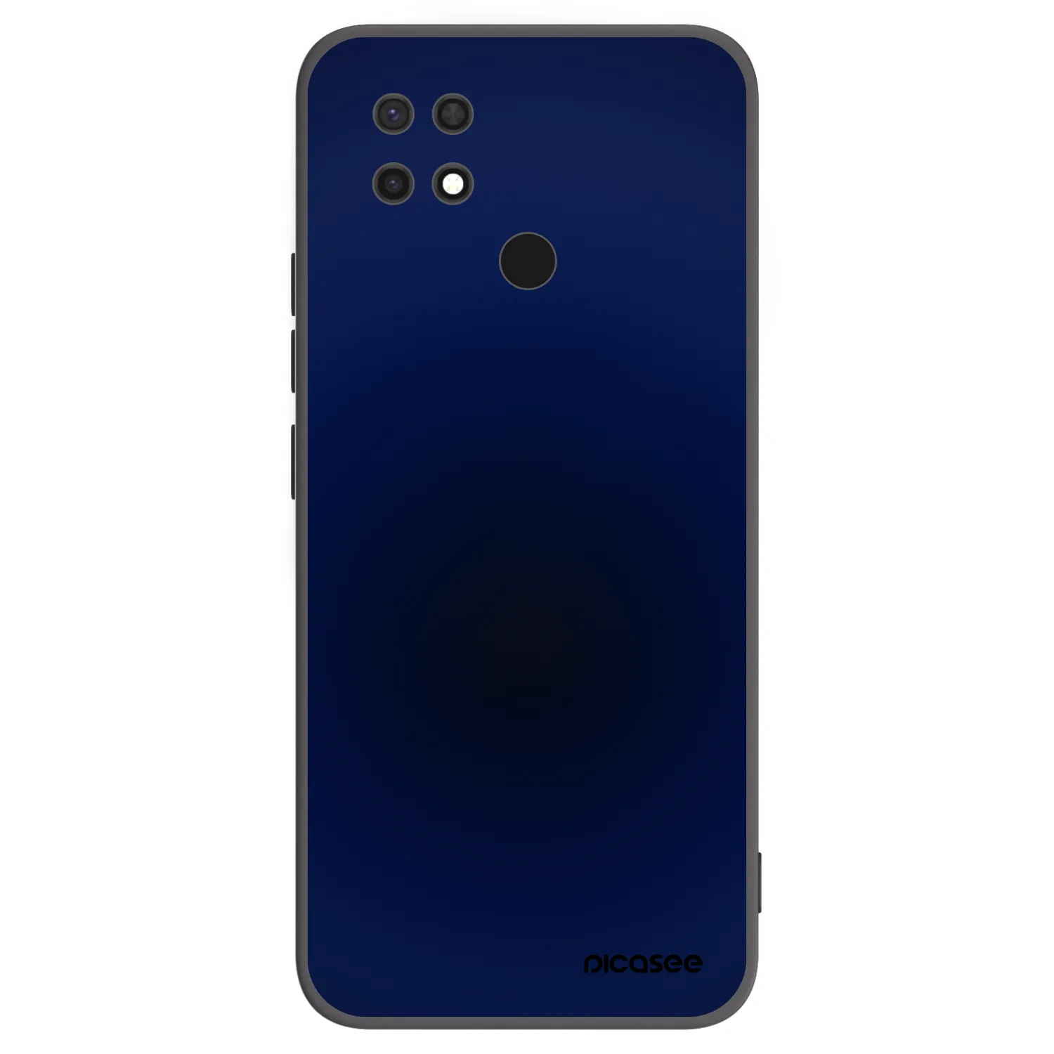 Picasee Μαύρη θήκη σιλικόνης για Xiaomi Redmi 10C - Deep Ocean
