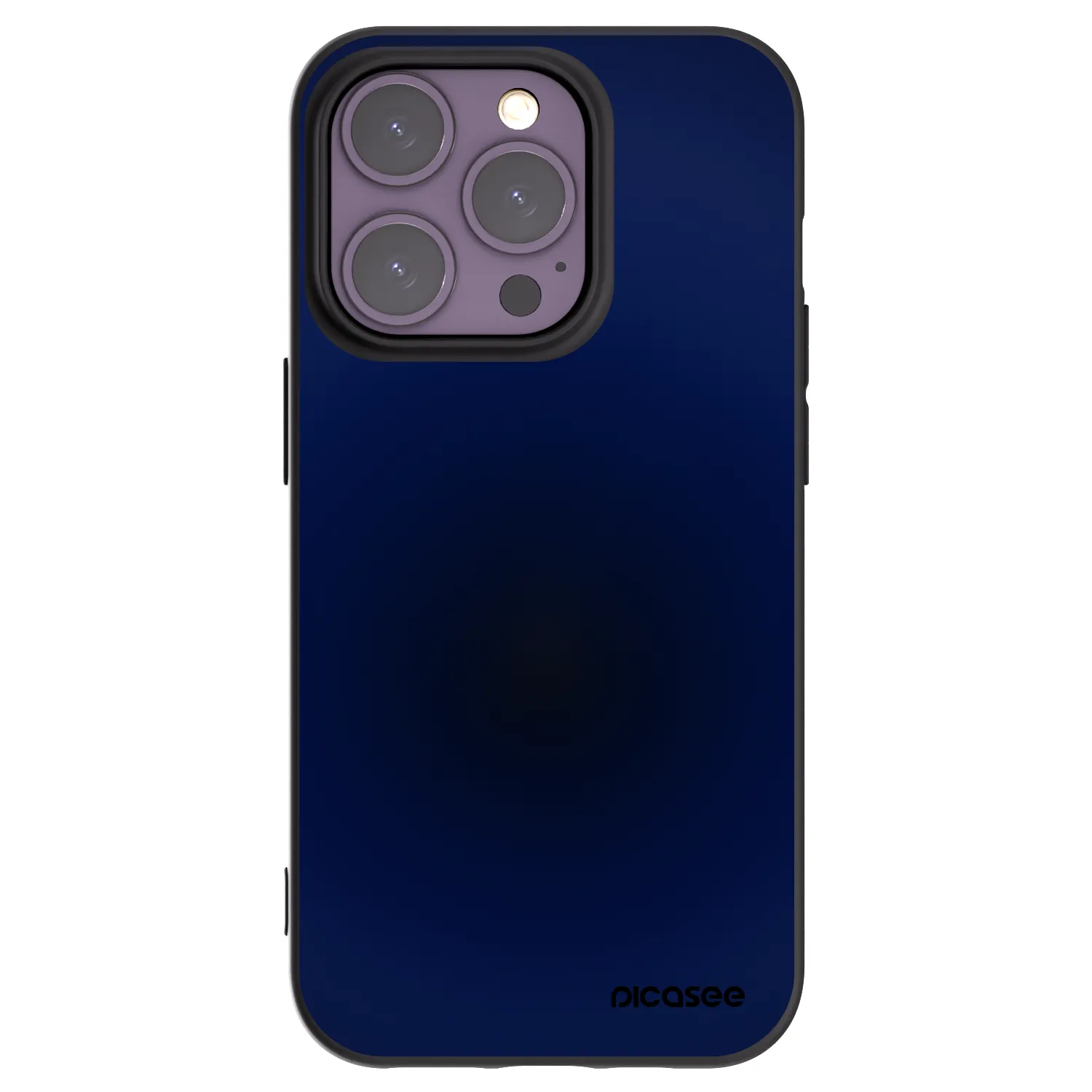 Picasee Μαύρη θήκη σιλικόνης για Apple iPhone 14 Pro - Deep Ocean