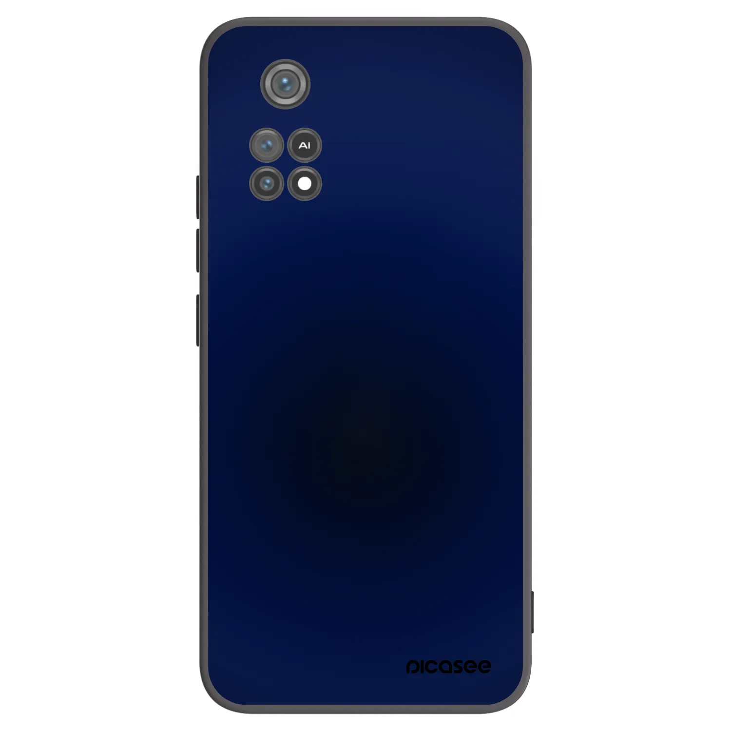 Picasee Μαύρη θήκη σιλικόνης για Xiaomi Poco M4 Pro - Deep Ocean