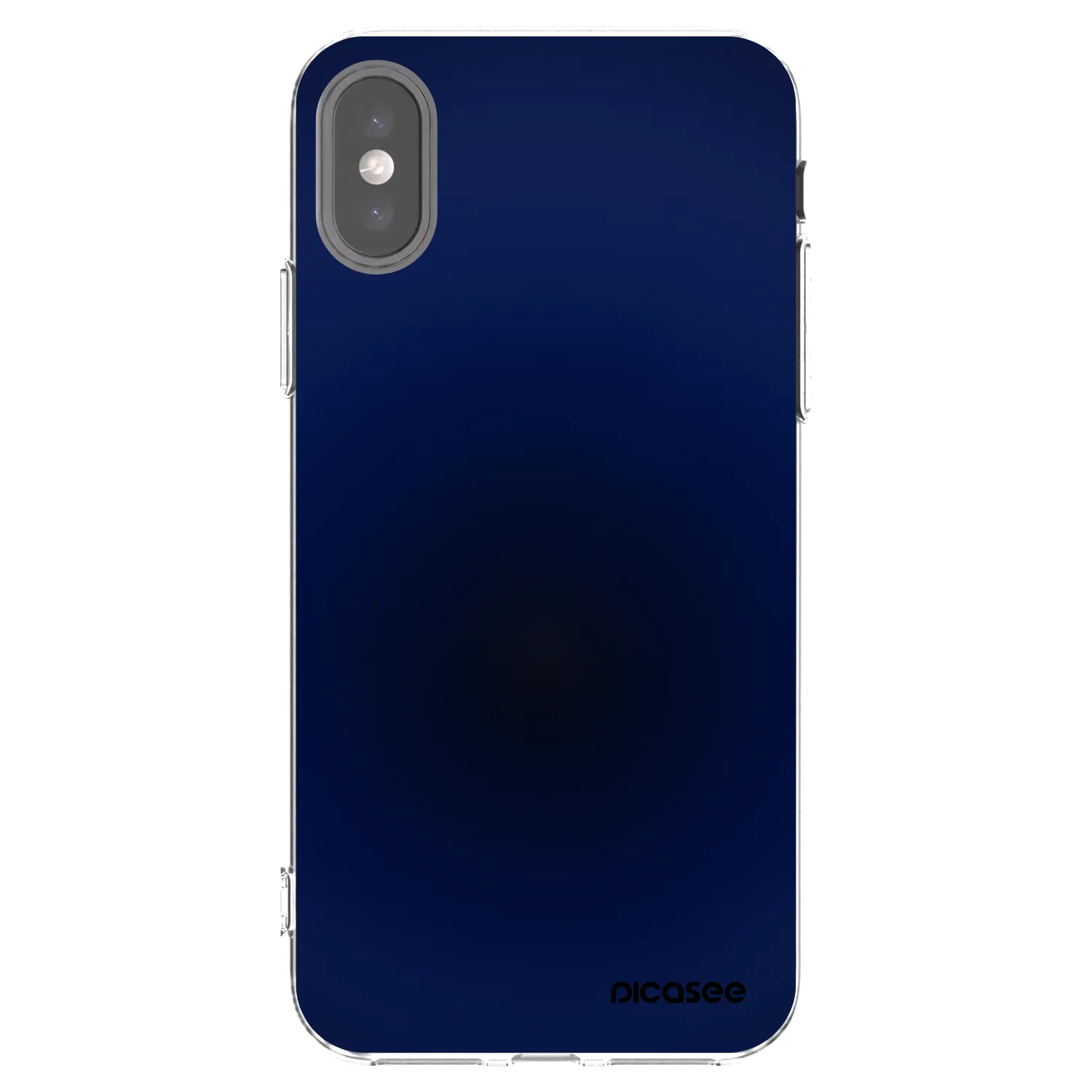 Picasee διαφανής θήκη σιλικόνης Apple iPhone X/XS - Deep Ocean
