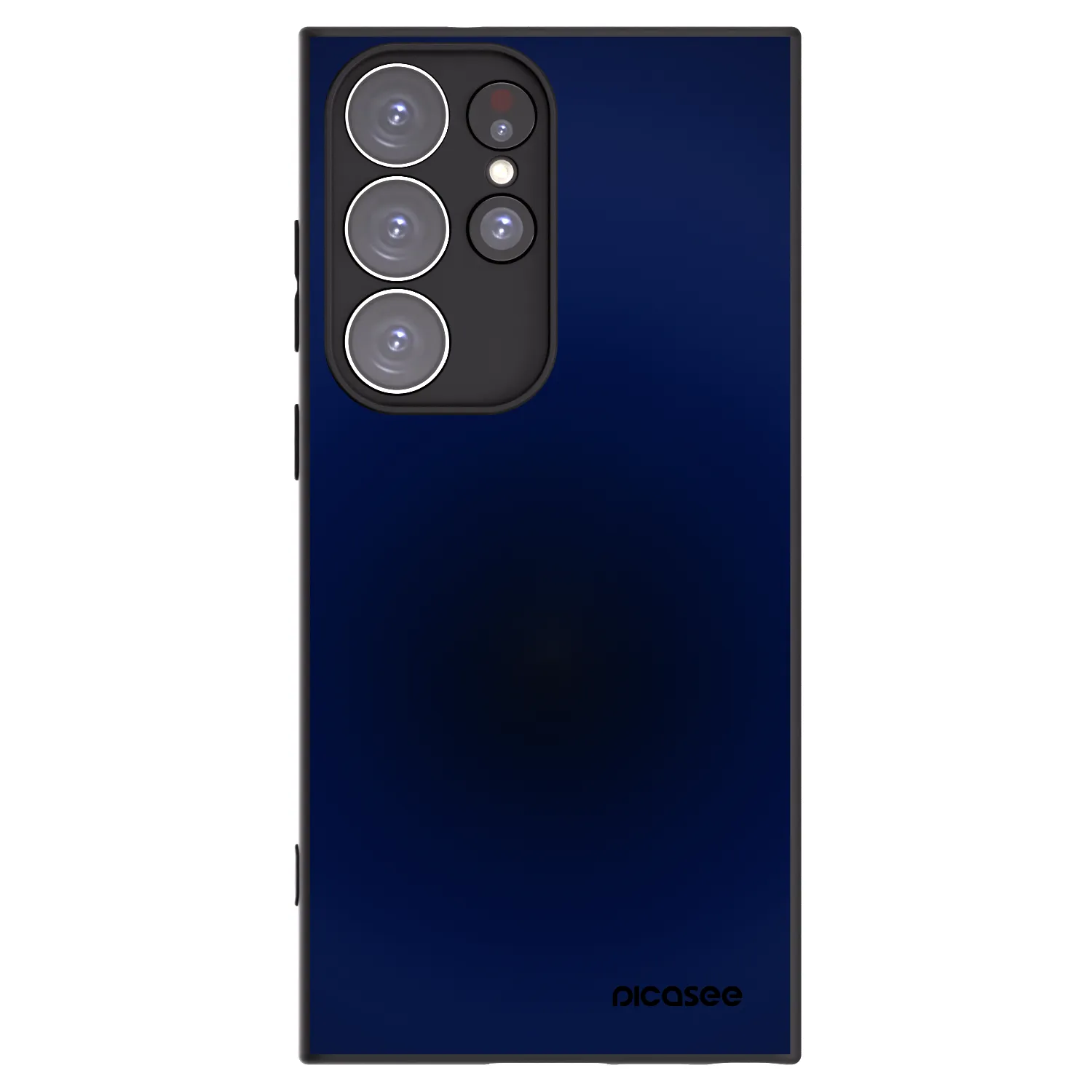 Picasee Μαύρη θήκη σιλικόνης για Samsung Galaxy S23 Ultra 5G - Deep Ocean