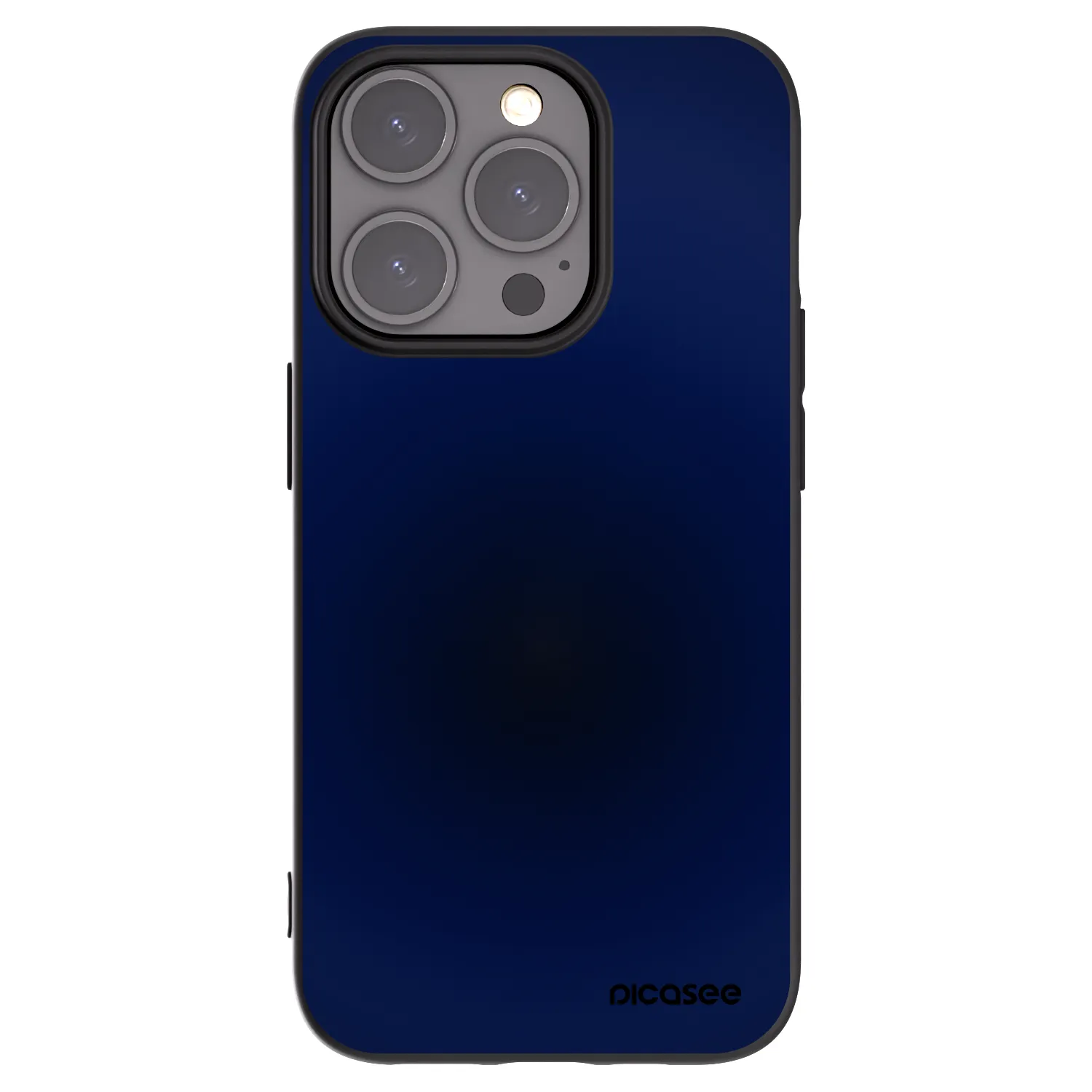 Picasee Μαύρη θήκη σιλικόνης για Apple iPhone 15 Pro - Deep Ocean