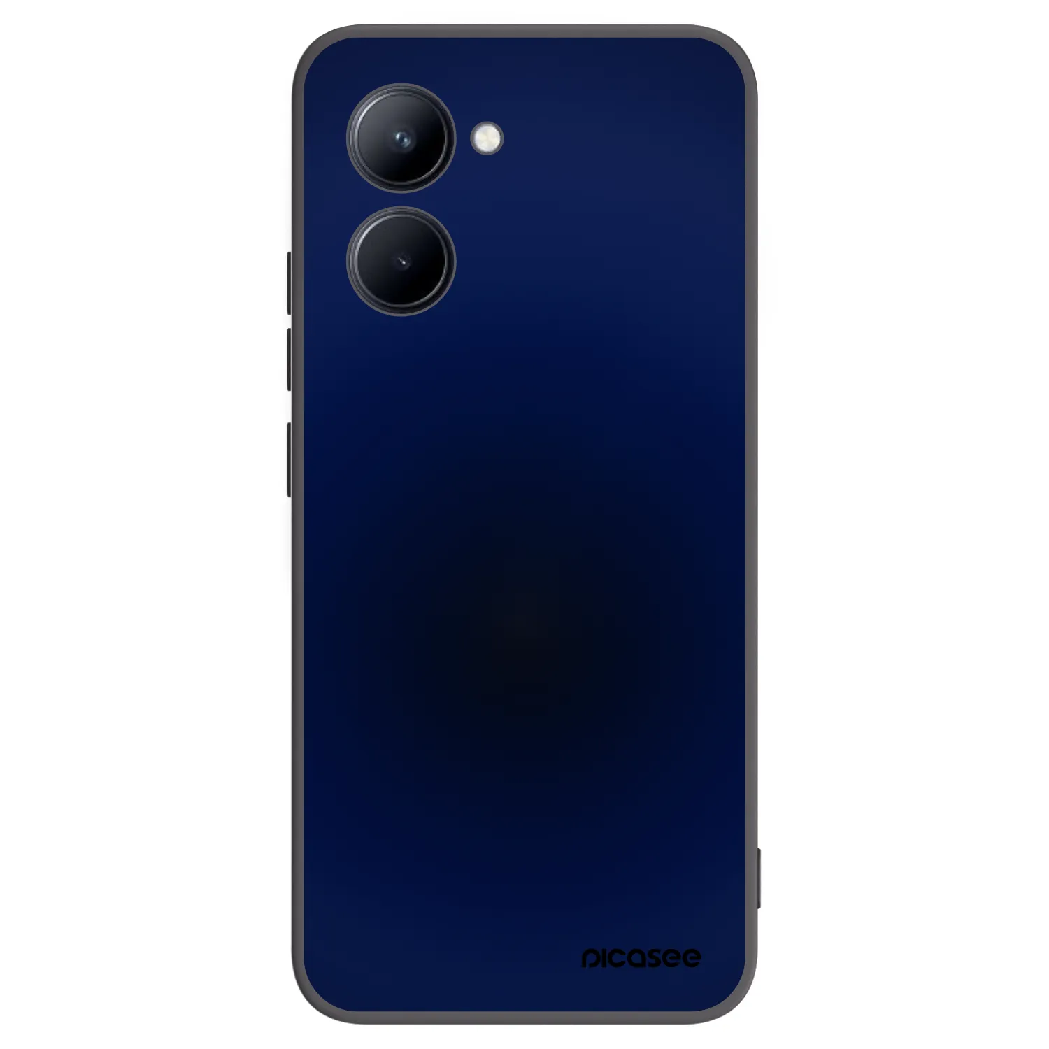 Picasee Μαύρη θήκη σιλικόνης για Realme C33 (2023) - Deep Ocean