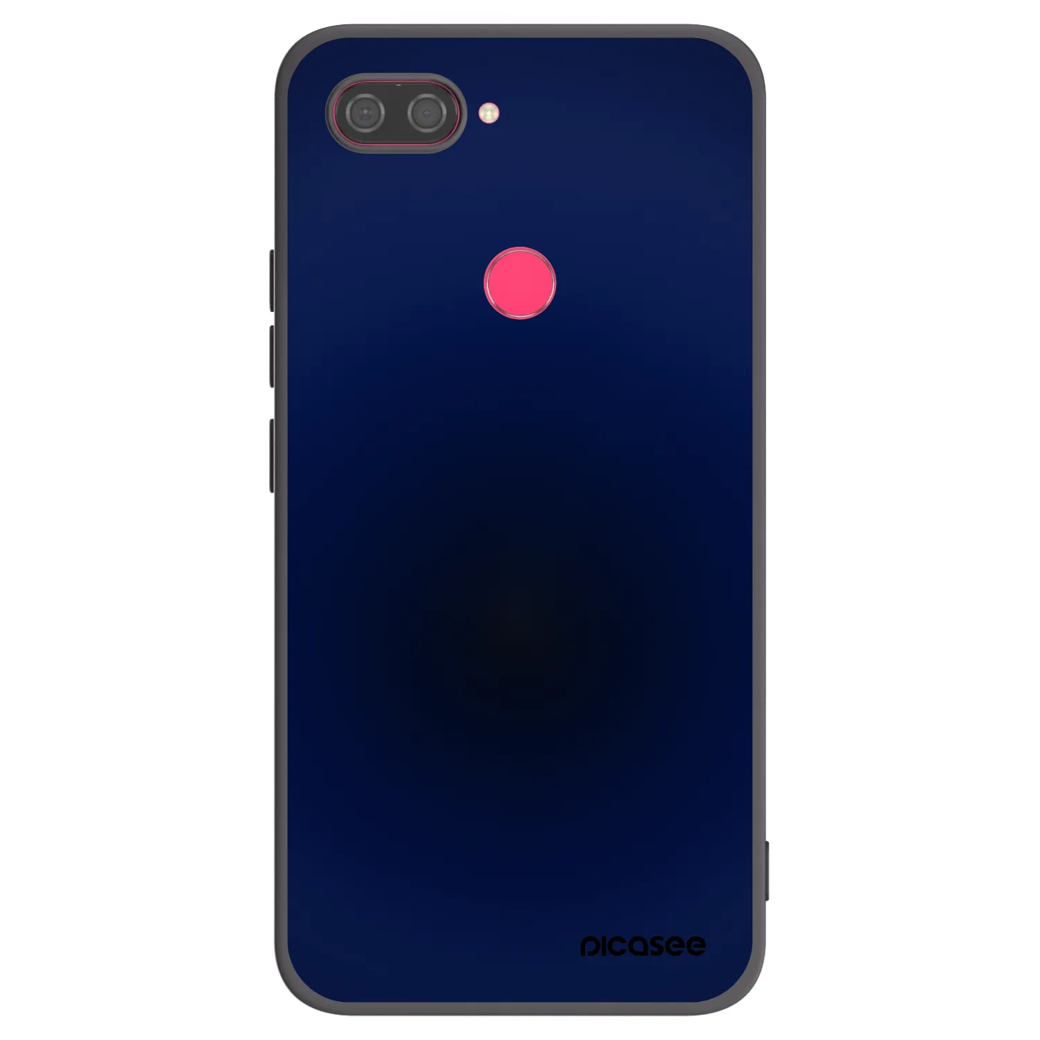 Picasee Μαύρη θήκη σιλικόνης για Xiaomi Mi 8 Lite - Deep Ocean
