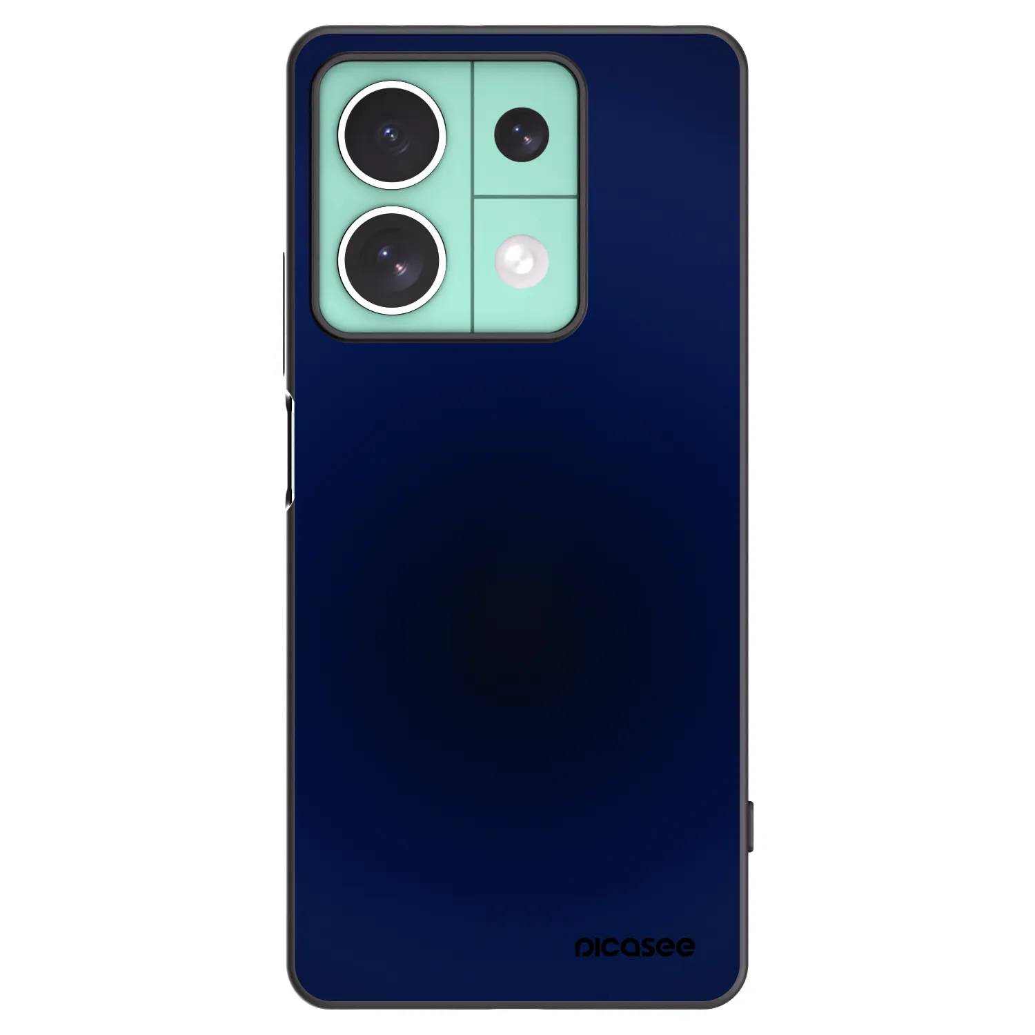 Picasee Μαύρη θήκη σιλικόνης για Xiaomi Redmi Note 13 5G - Deep Ocean