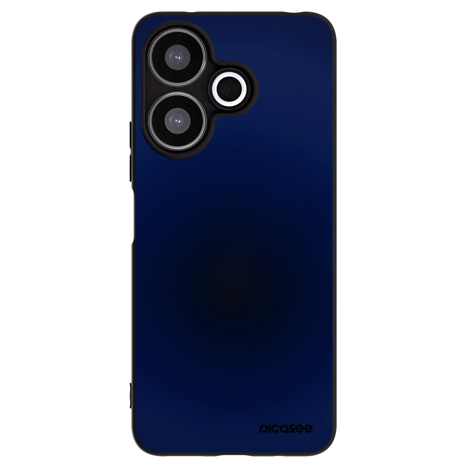 Picasee Μαύρη θήκη σιλικόνης για Xiaomi Redmi 13 4G - Deep Ocean