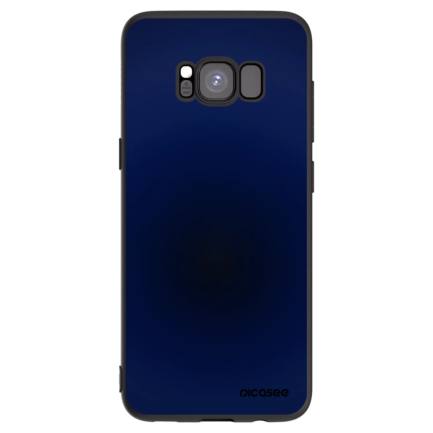 Picasee Μαύρη θήκη σιλικόνης για Samsung Galaxy S8 G950F - Deep Ocean