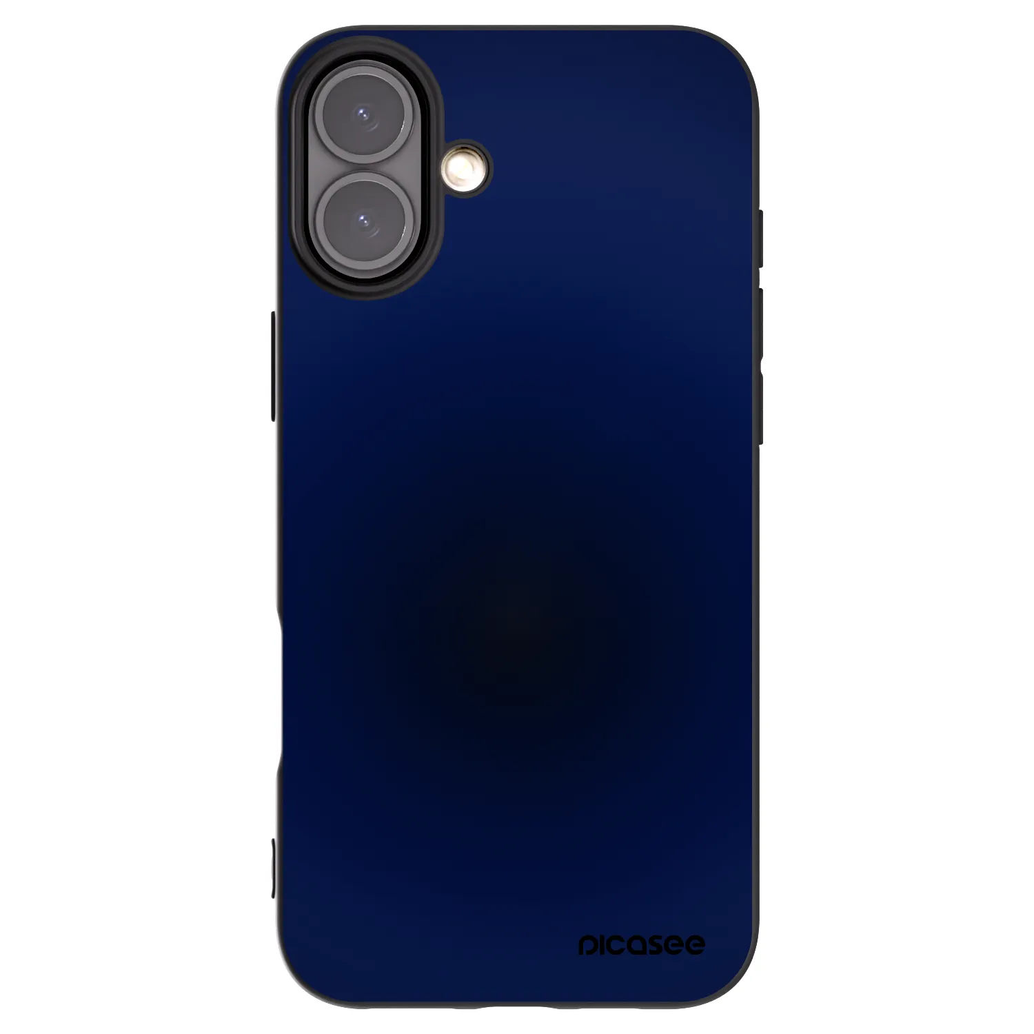 Picasee Μαύρη θήκη σιλικόνης για Apple iPhone 16 Plus - Deep Ocean