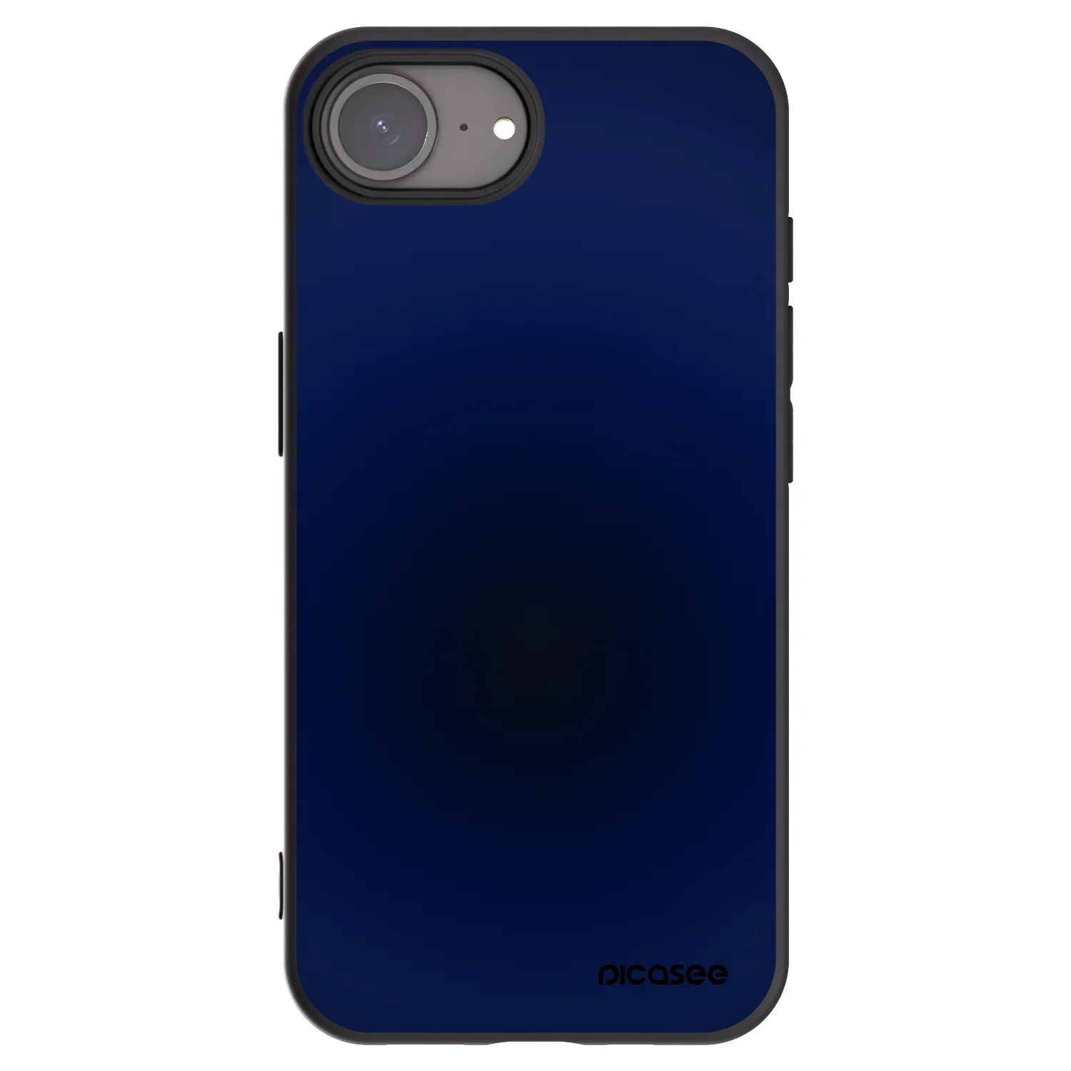 Picasee Μαύρη θήκη σιλικόνης για Apple iPhone 16e - Deep Ocean