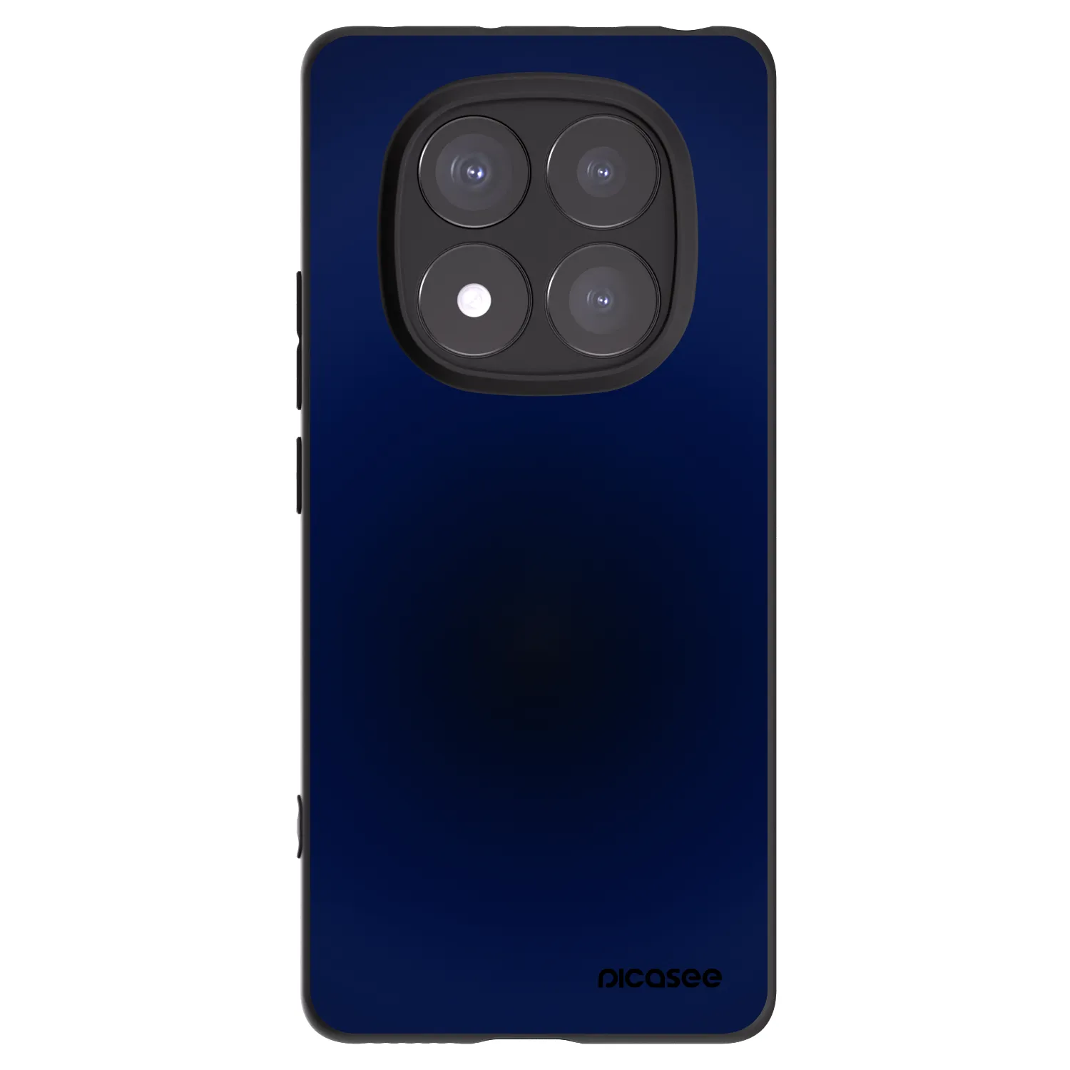 Picasee Μαύρη θήκη σιλικόνης για Xiaomi Redmi Note 14 Pro+ 5G - Deep Ocean