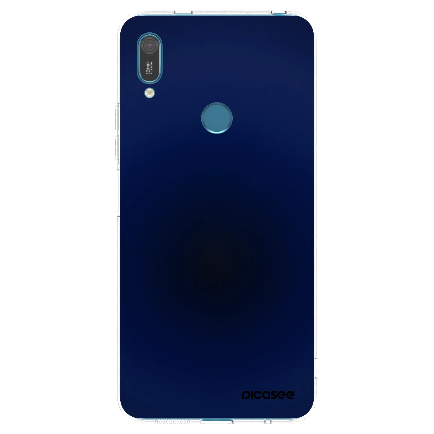 Picasee διαφανής θήκη σιλικόνης Huawei Y7 2019 - Deep Ocean