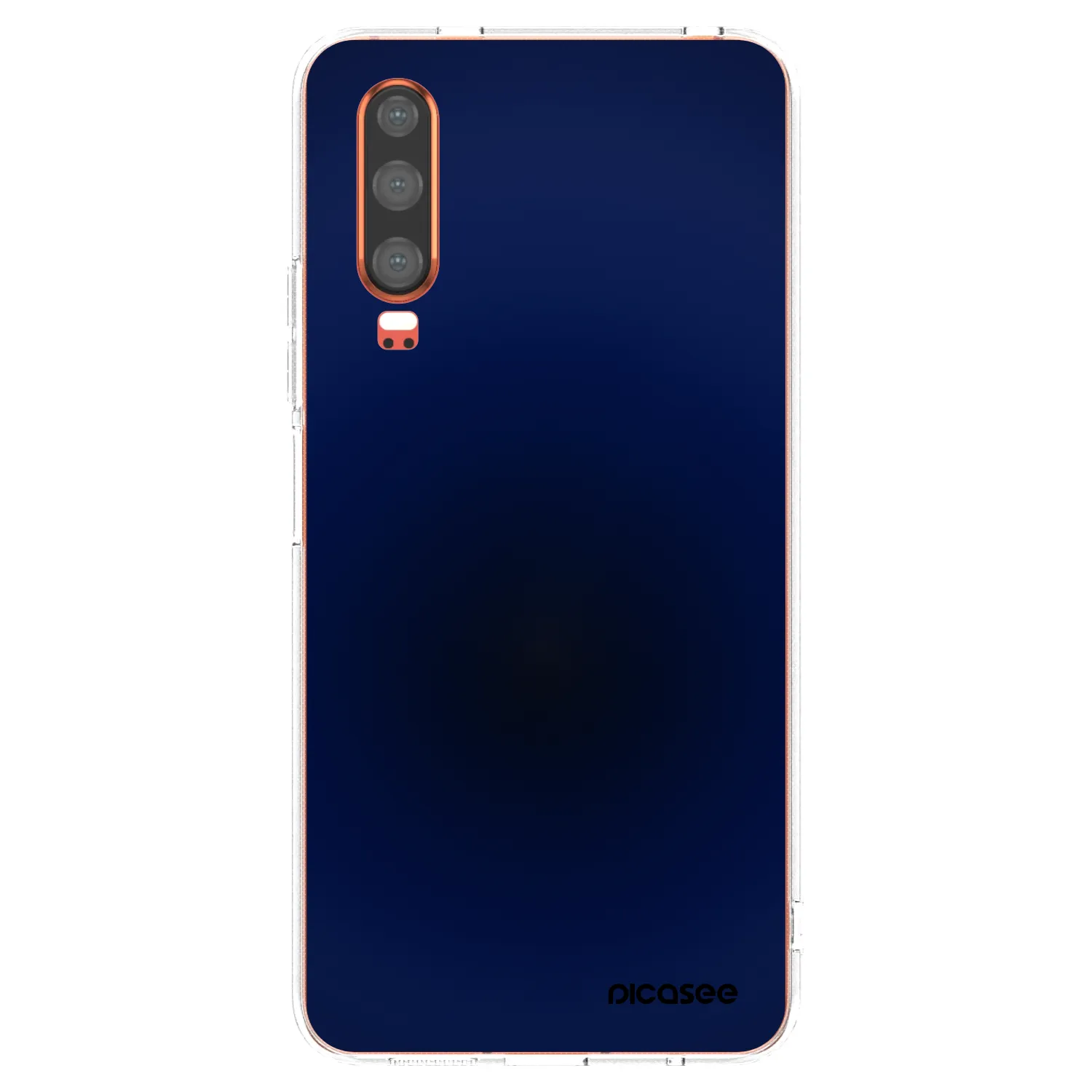 Picasee διαφανής θήκη σιλικόνης Huawei P30 - Deep Ocean