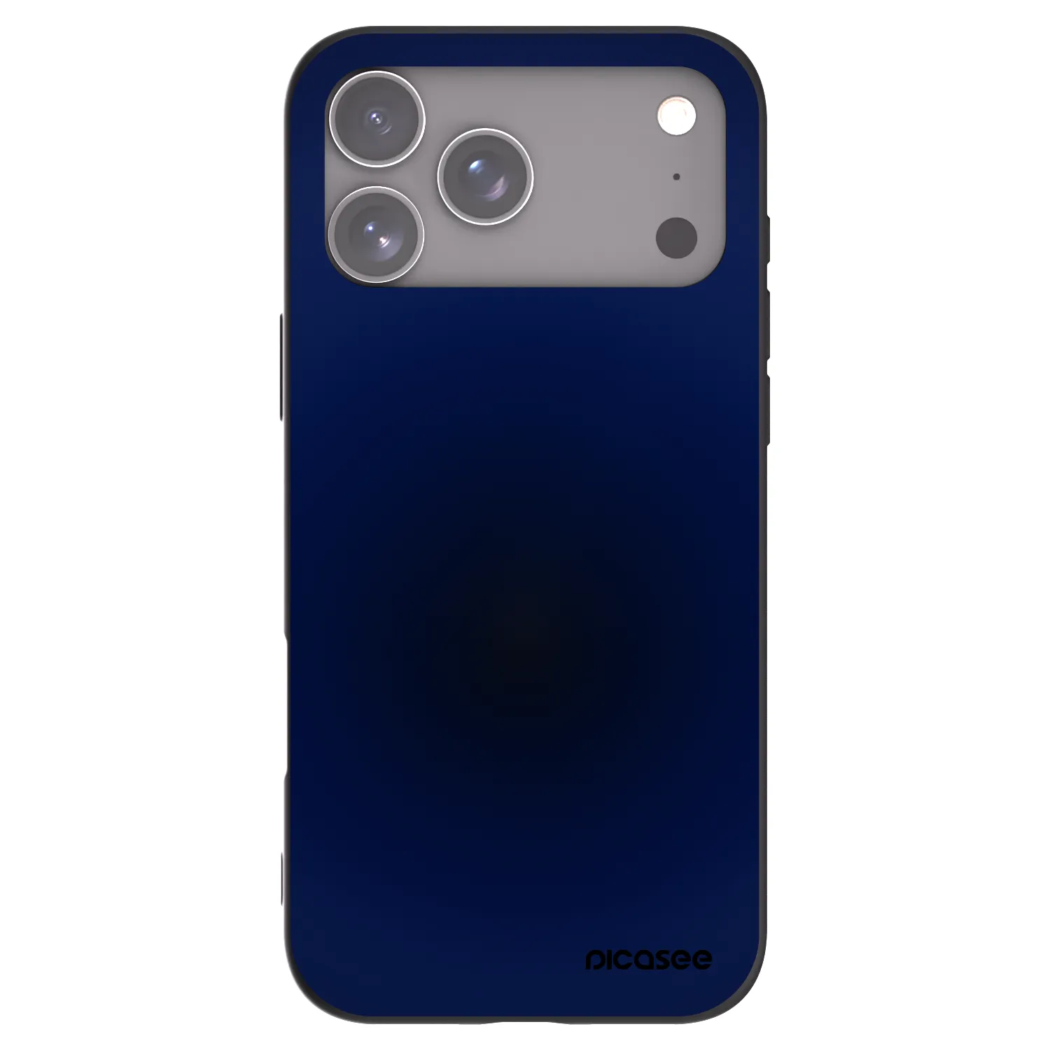 Picasee Μαύρη θήκη σιλικόνης για Apple iPhone 17 Pro Max - Deep Ocean