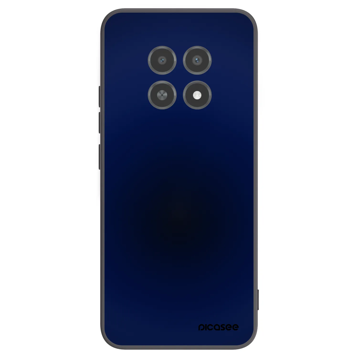 Picasee Μαύρη θήκη σιλικόνης για Realme 12X - Deep Ocean