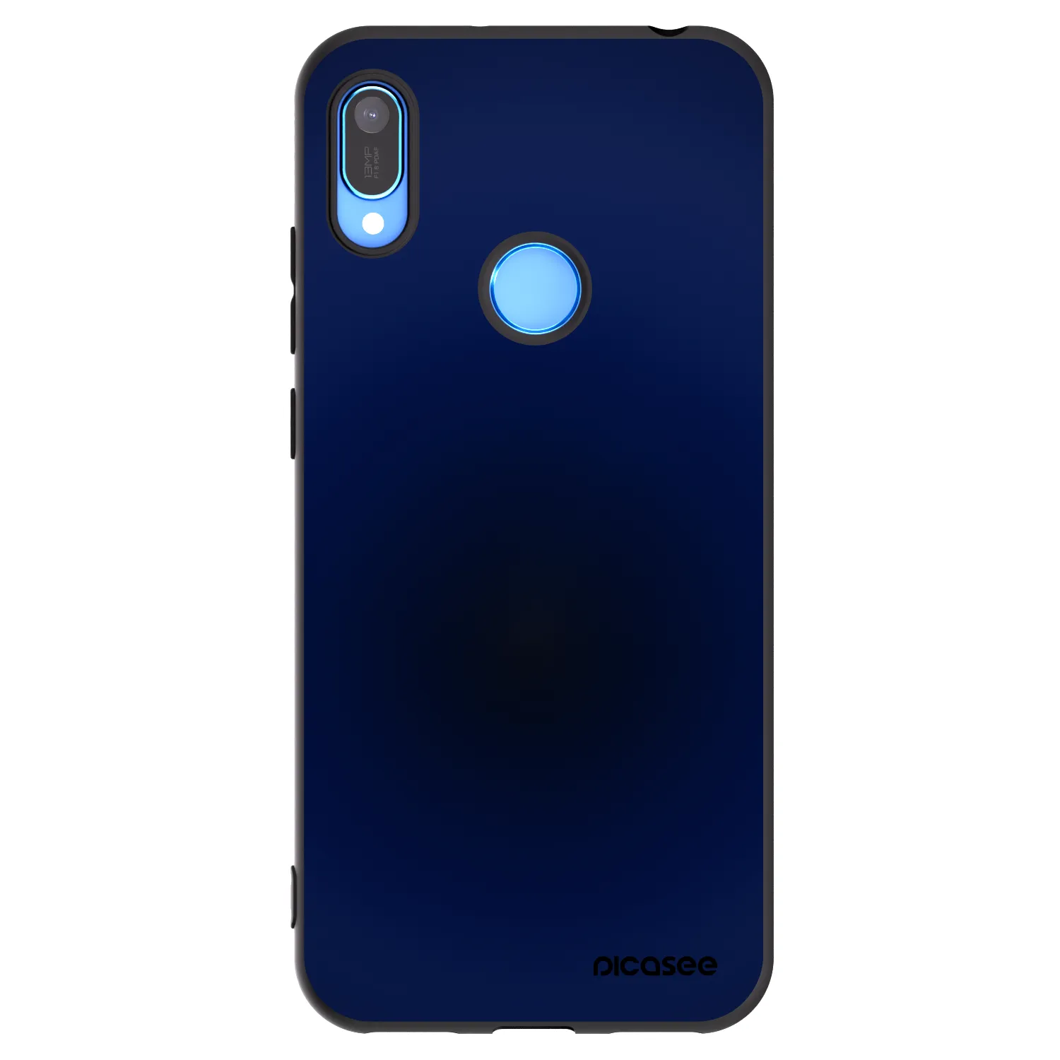 Picasee Μαύρη θήκη σιλικόνης για Huawei Y6 2019 - Deep Ocean
