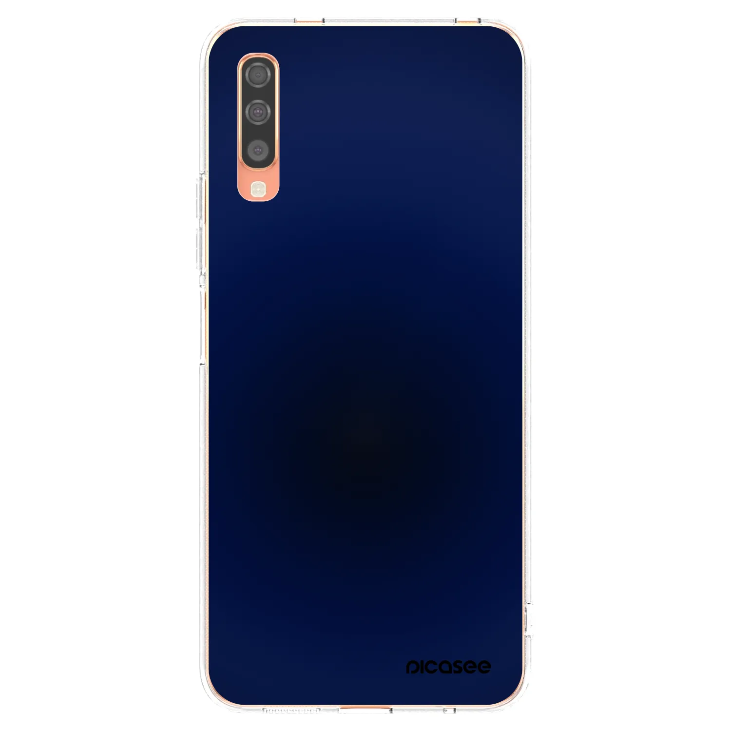 Picasee διαφανής θήκη σιλικόνης Samsung Galaxy A70 A705F - Deep Ocean