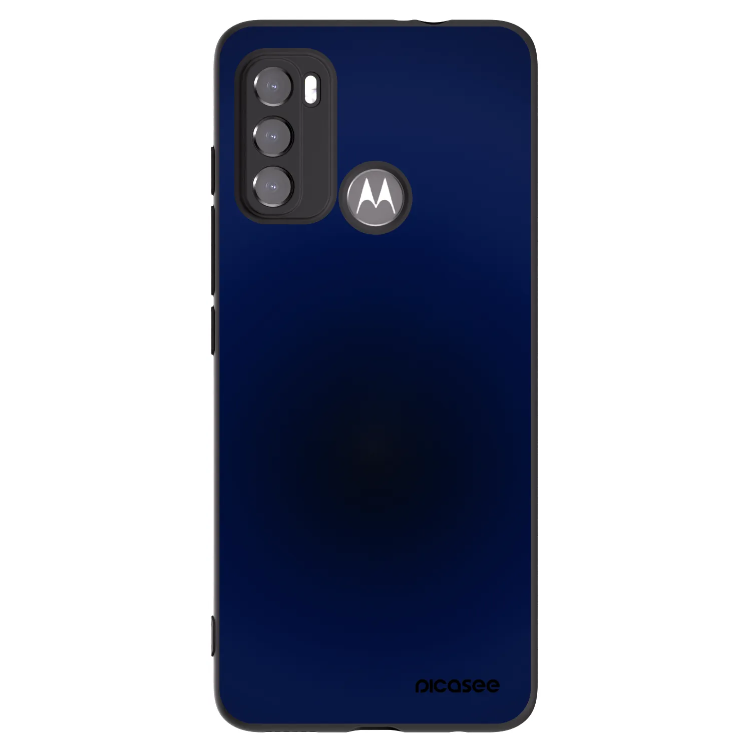 Picasee Μαύρη θήκη σιλικόνης για Motorola Edge 60 5G - Deep Ocean