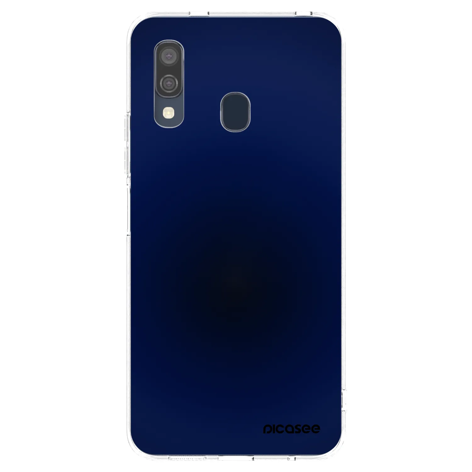 Picasee διαφανής θήκη σιλικόνης Samsung Galaxy A40 A405F - Deep Ocean