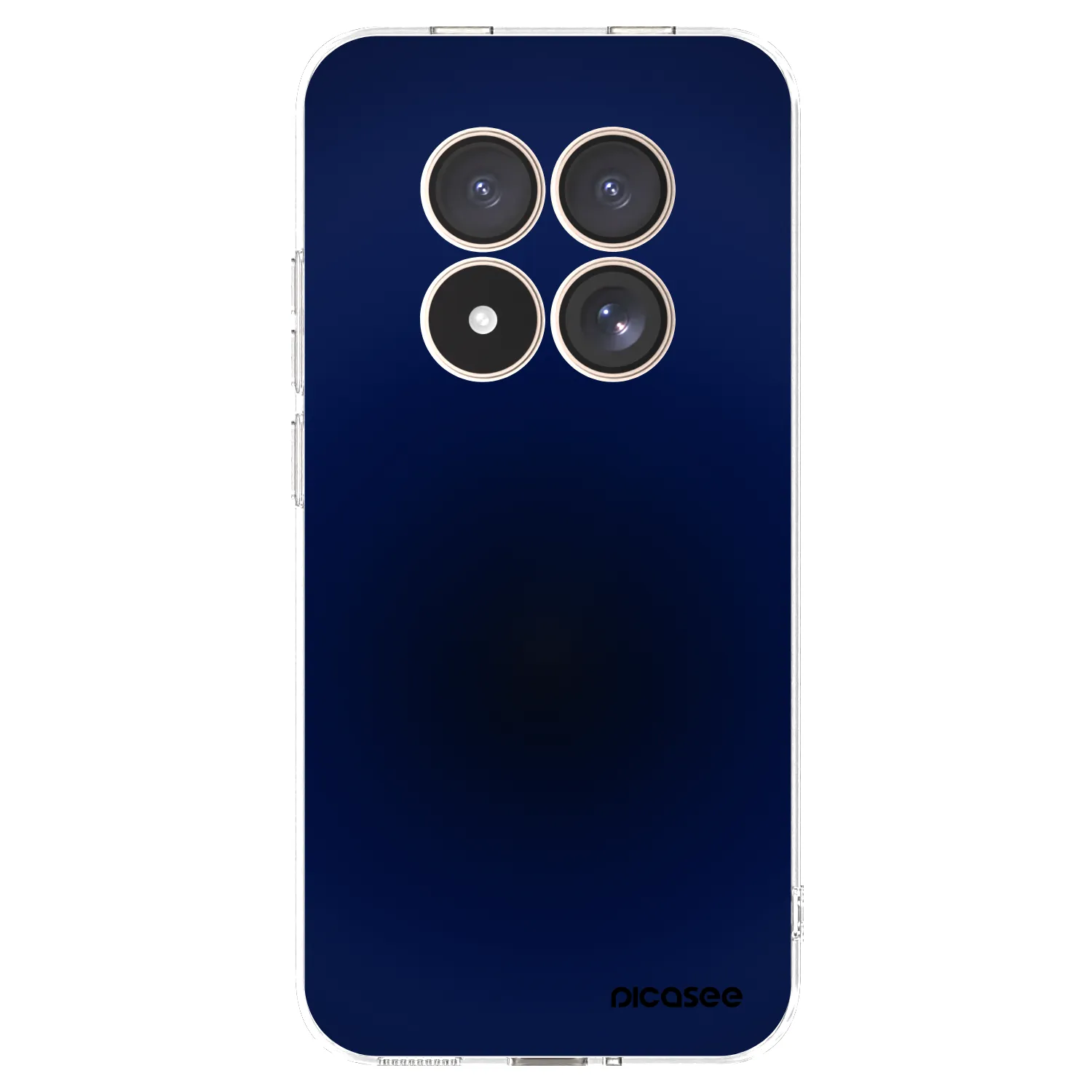 Picasee διαφανής θήκη σιλικόνης Xiaomi Redmi Note 15 Pro 4G - Deep Ocean