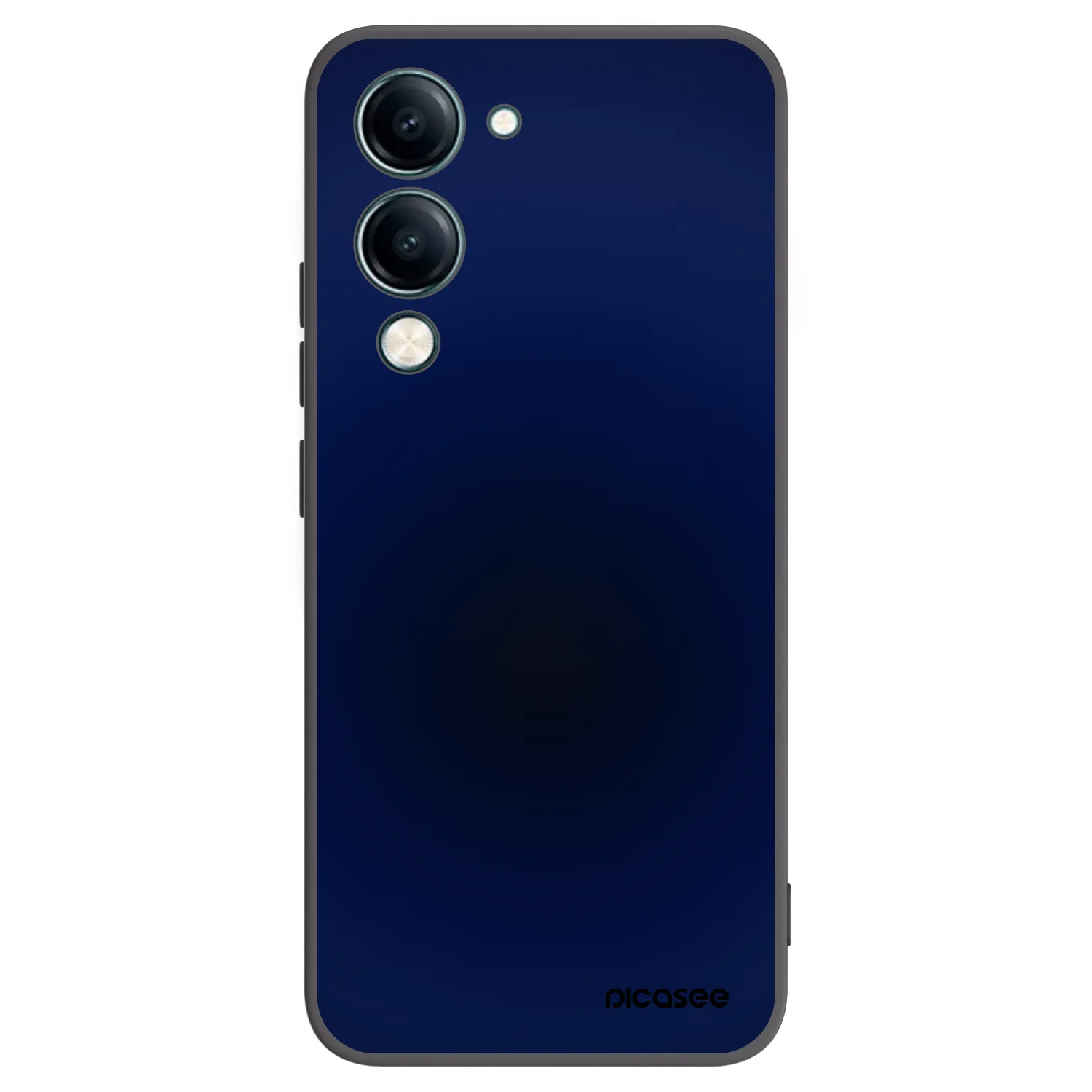 Picasee Μαύρη θήκη σιλικόνης για Vivo Y29s 5G - Deep Ocean