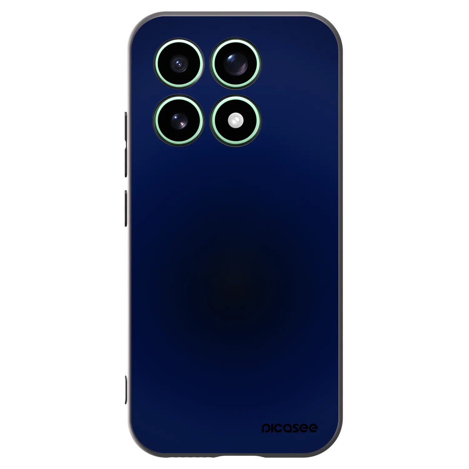 Picasee Μαύρη θήκη σιλικόνης για Xiaomi 17 - Deep Ocean