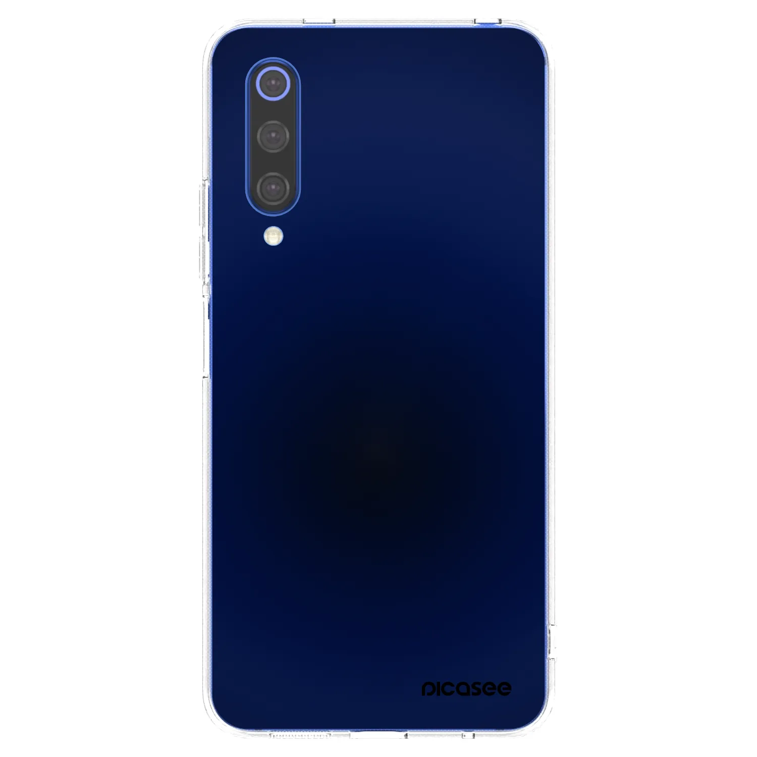 Picasee διαφανής θήκη σιλικόνης Xiaomi Mi 9 SE - Deep Ocean