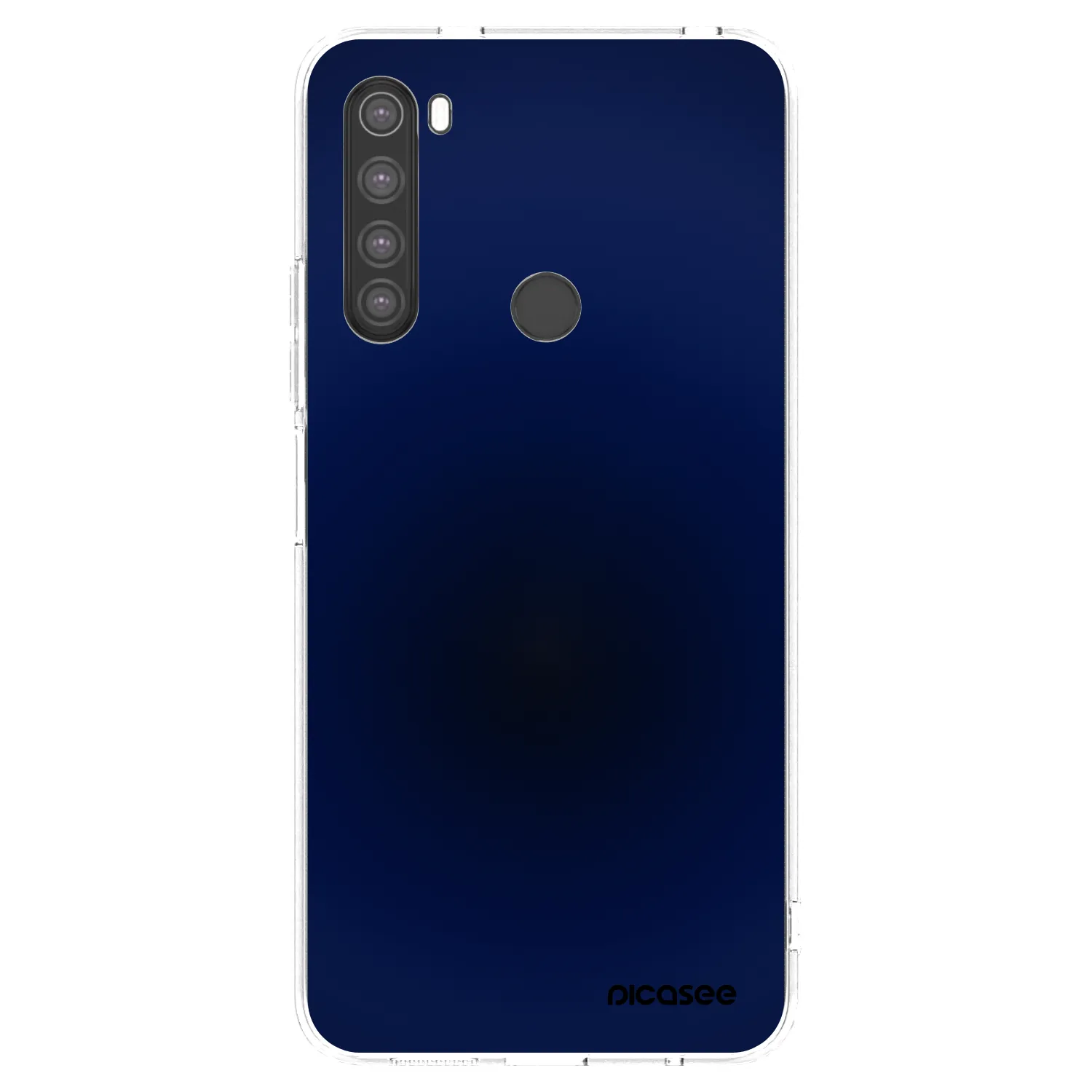 Picasee διαφανής θήκη σιλικόνης Xiaomi Redmi Note 8 - Deep Ocean