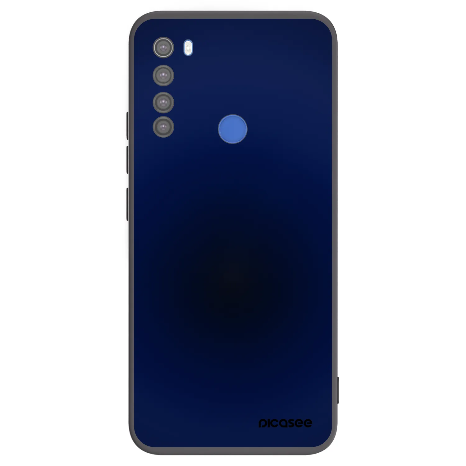 Picasee Μαύρη θήκη σιλικόνης για Xiaomi Redmi Note 8T - Deep Ocean