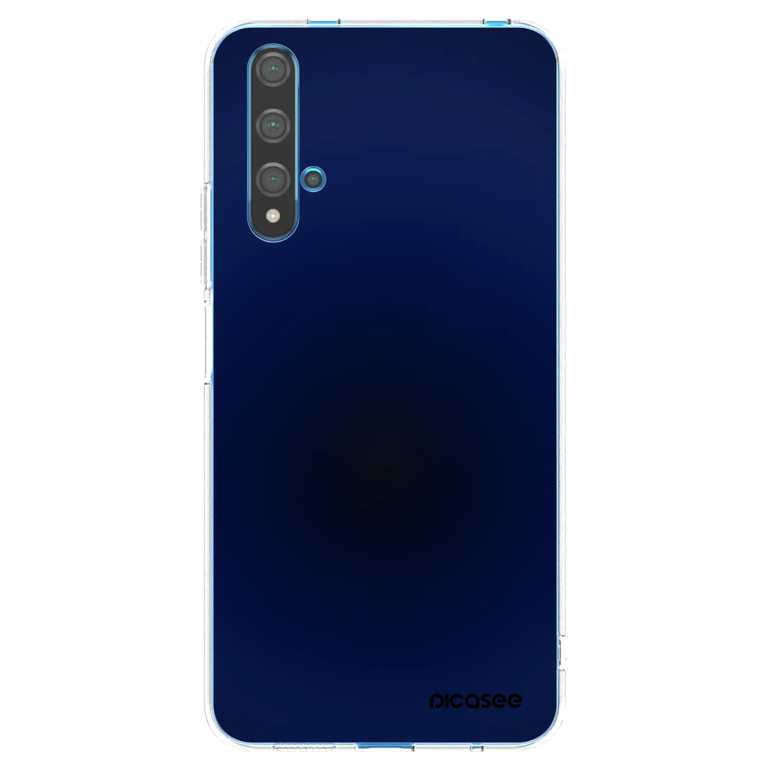 Picasee διαφανής θήκη σιλικόνης Huawei Nova 5T - Deep Ocean