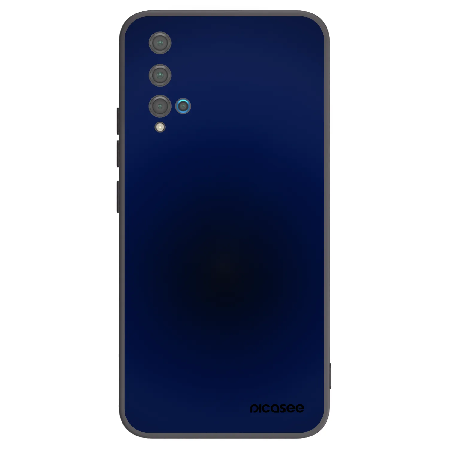 Picasee Μαύρη θήκη σιλικόνης για Huawei Nova 5T - Deep Ocean
