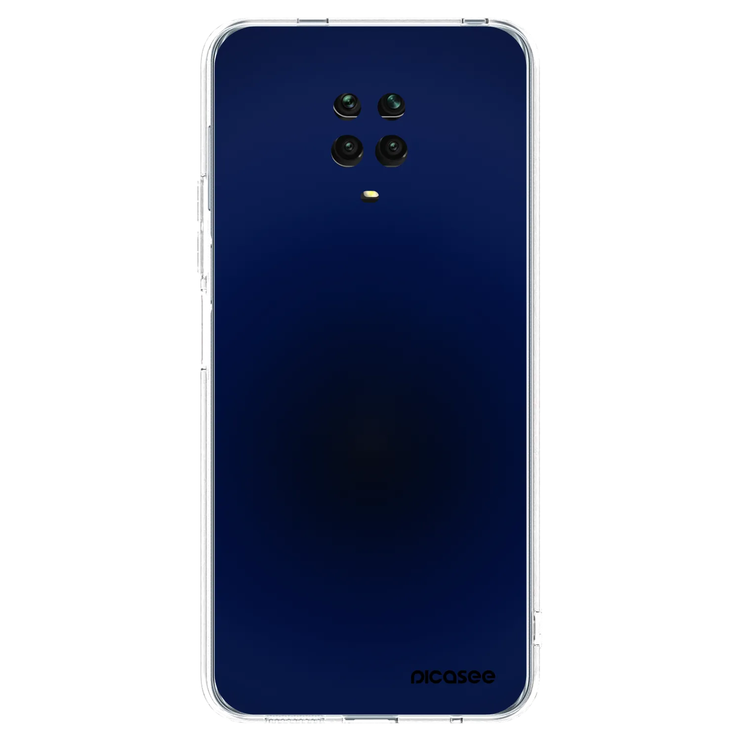 Picasee διαφανής θήκη σιλικόνης Xiaomi Redmi Note 9 Pro - Deep Ocean