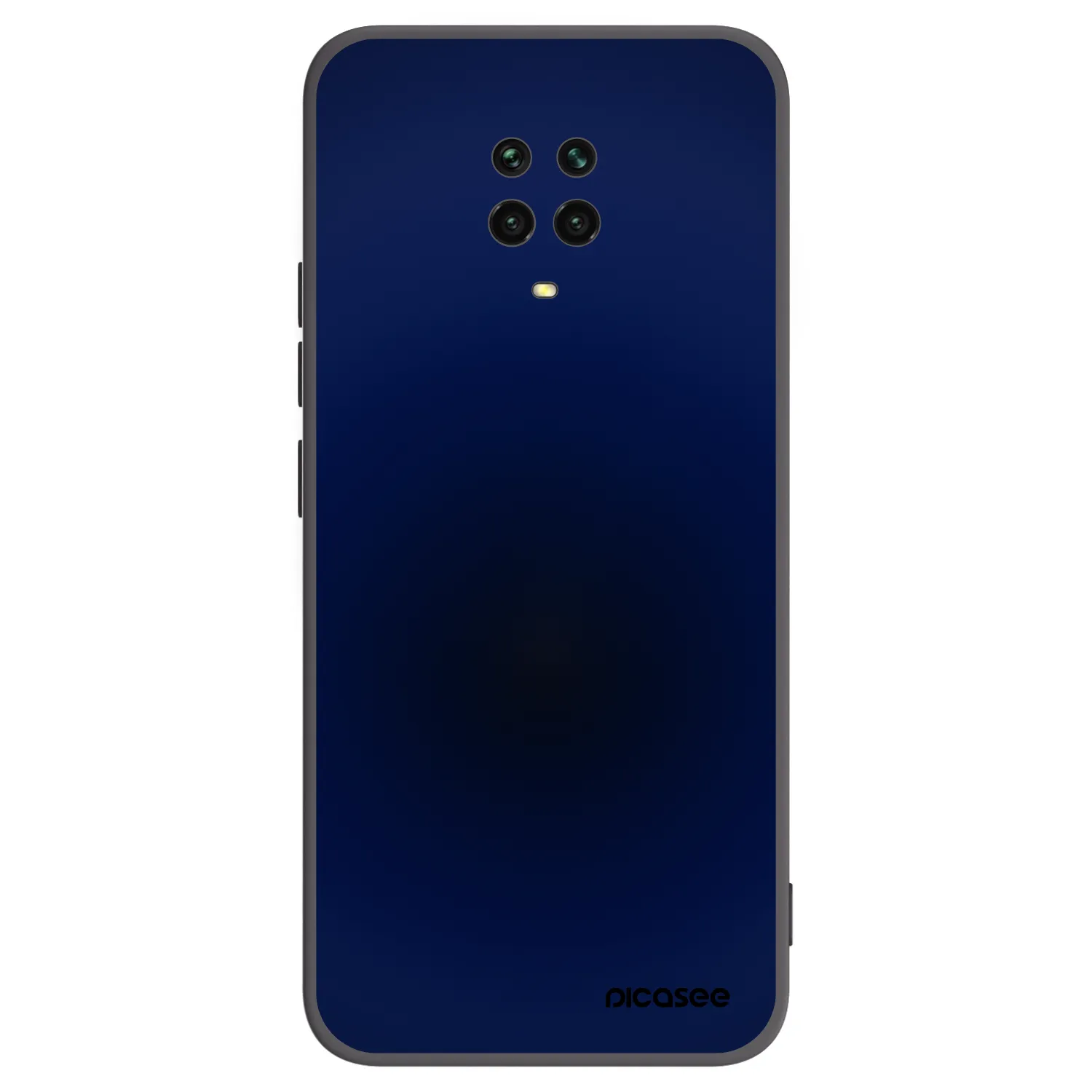 Picasee Μαύρη θήκη σιλικόνης για Xiaomi Redmi Note 9S - Deep Ocean