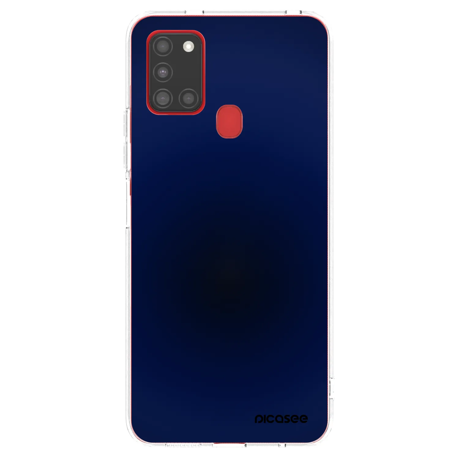 Picasee διαφανής θήκη σιλικόνης Samsung Galaxy A21s - Deep Ocean